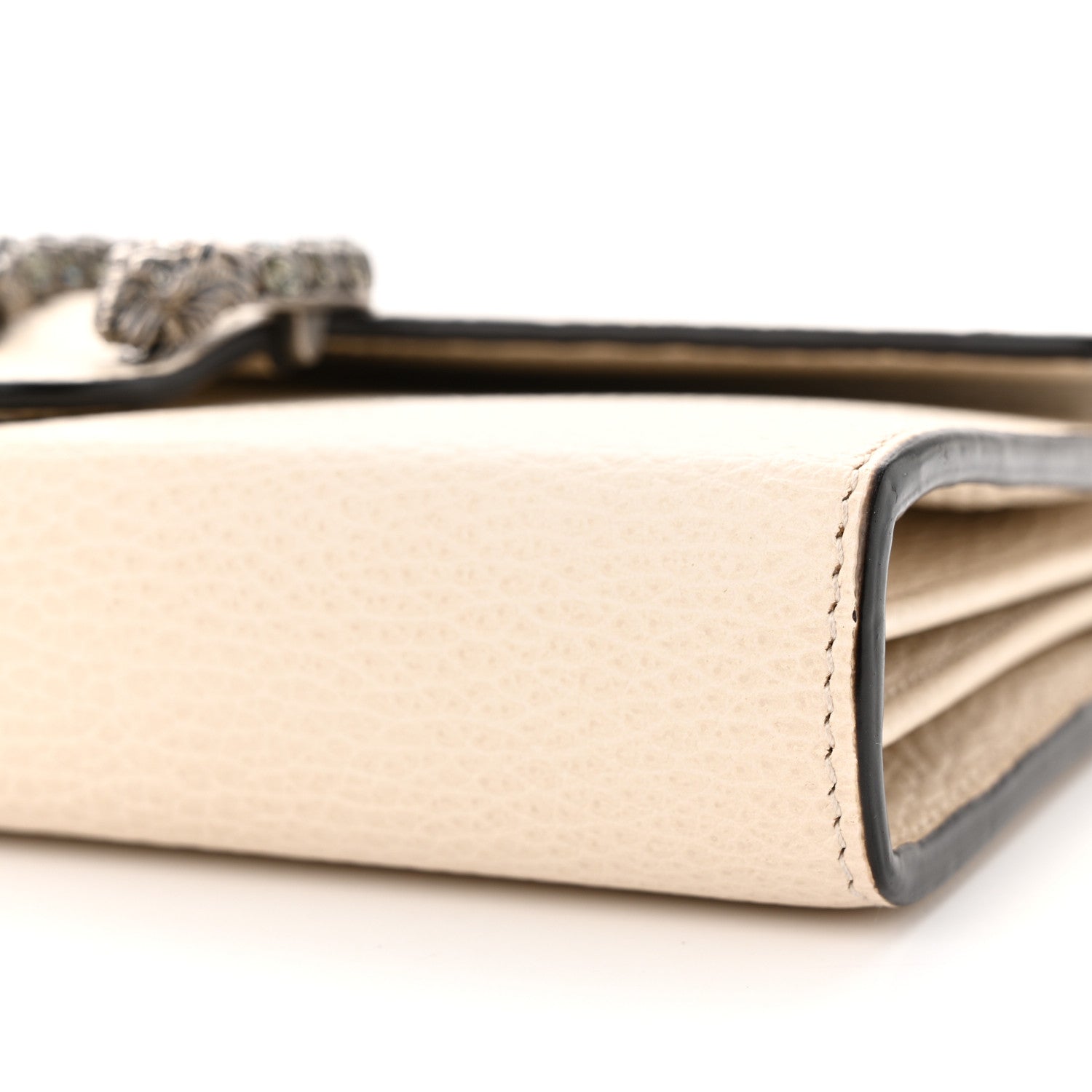 Gucci Dollar Calfskin Mini Dionysus Chain Wallet Mystic White 10 of 16