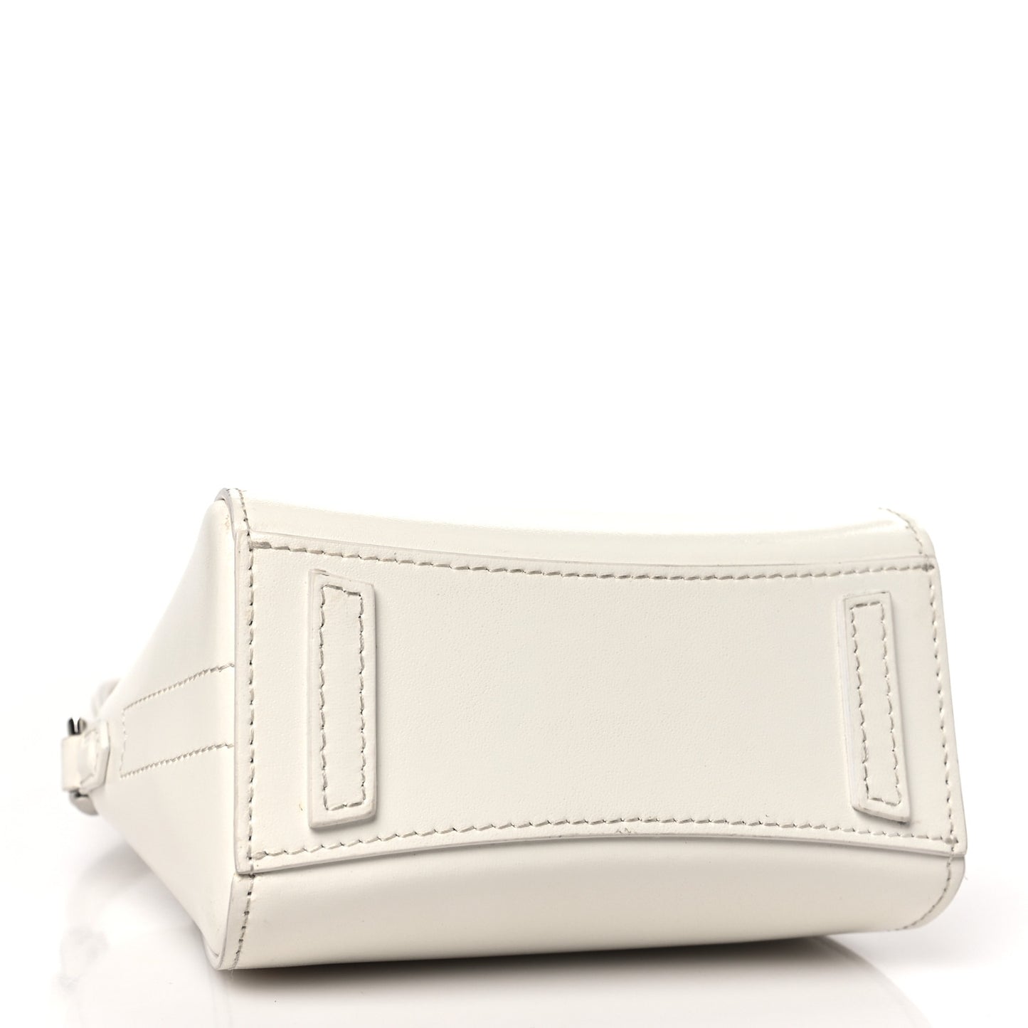Shiny Lord Calfskin Micro Antigona Ivory