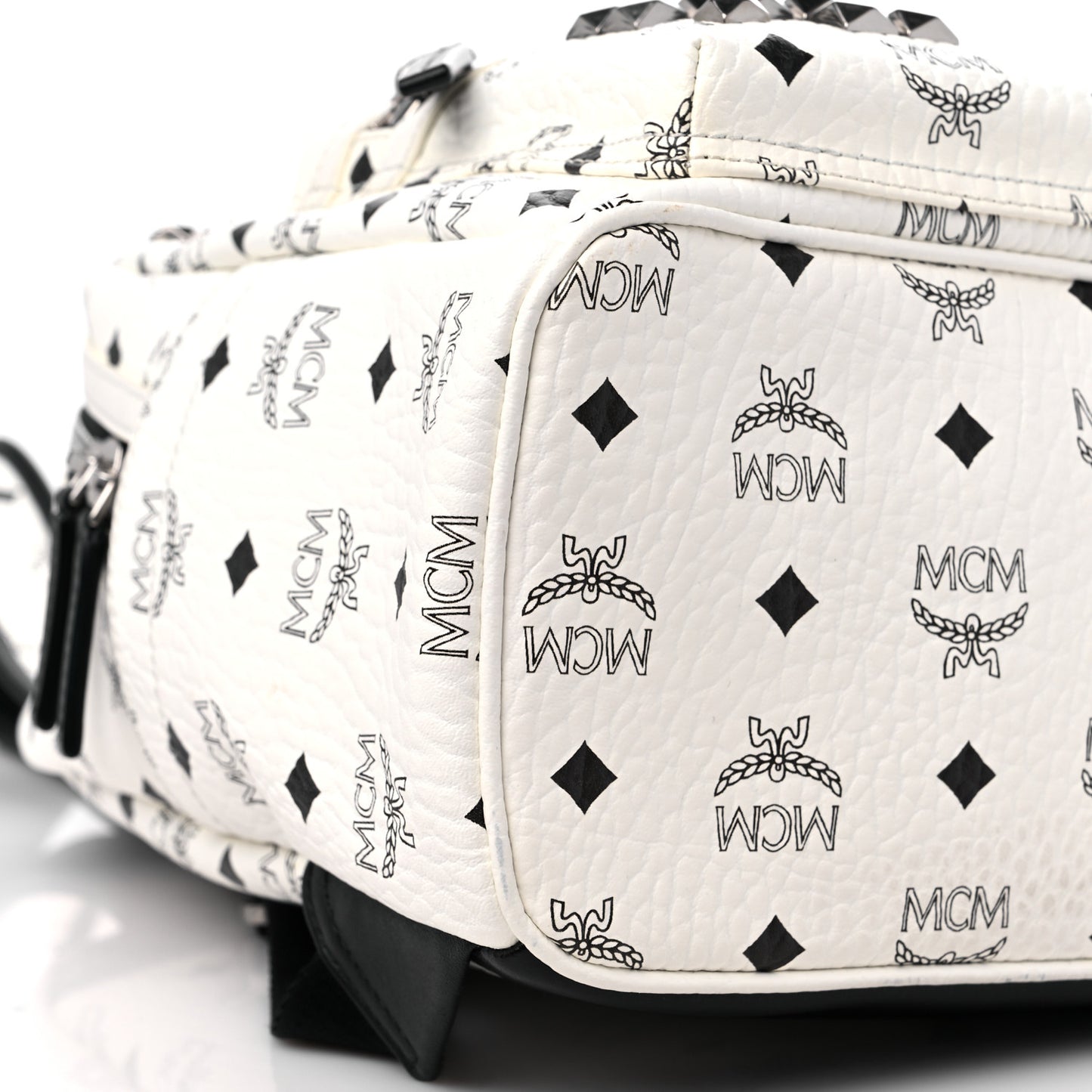 Visetos Studded Small Stark M Backpack White