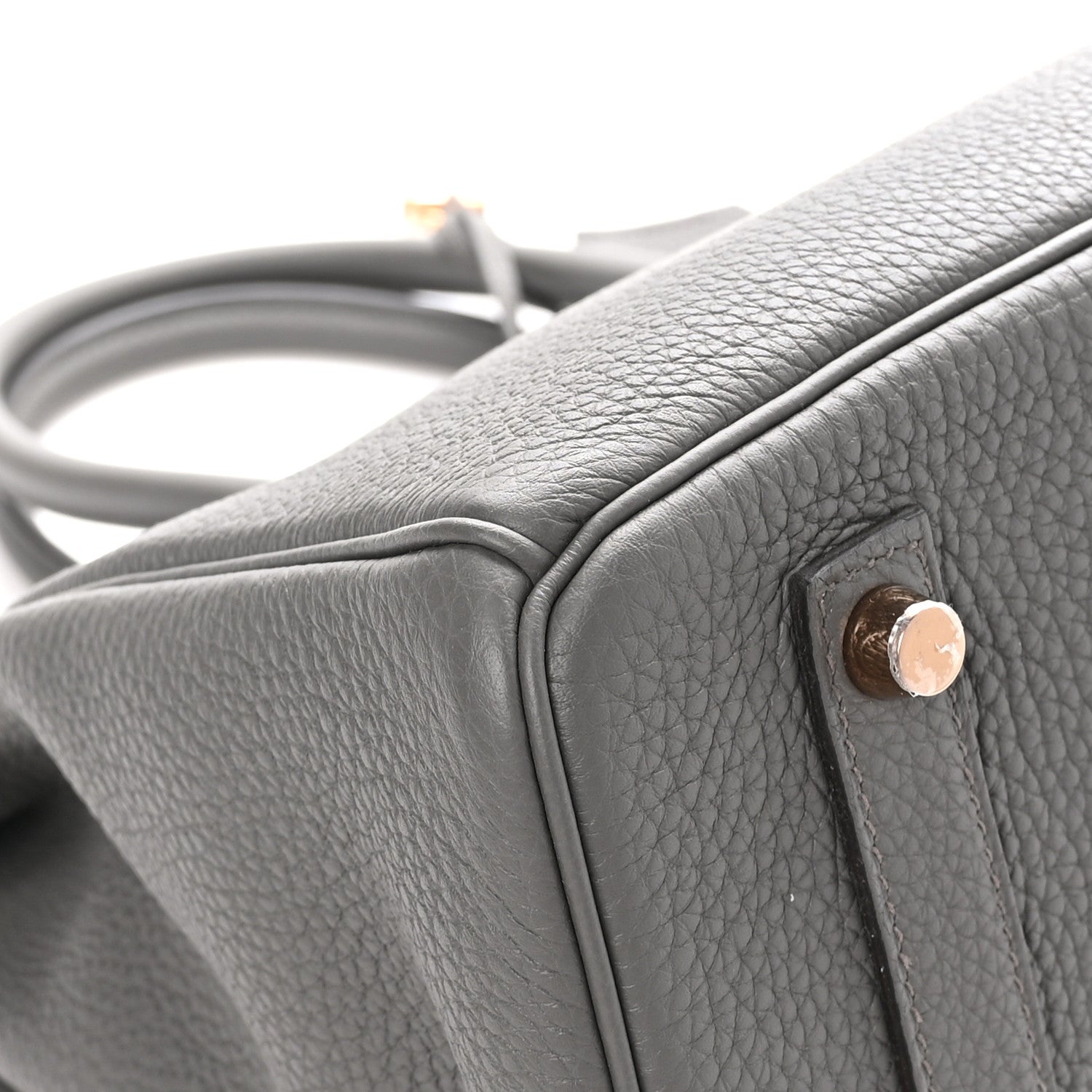 Hermes Togo Birkin 35 Etain 11 of 13