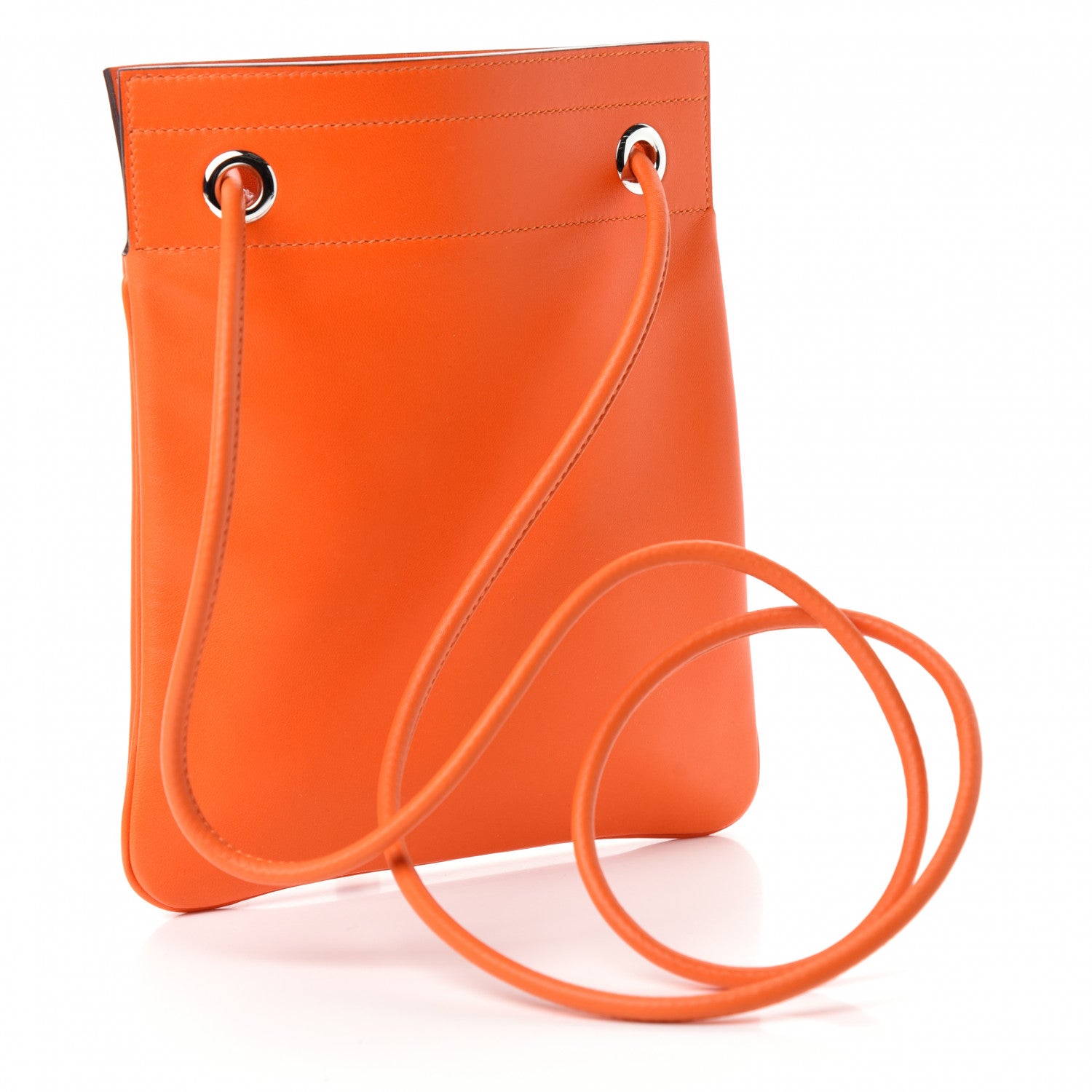 Hermes Milo Lambskin Swift Mini Aline Orange 3 of 10