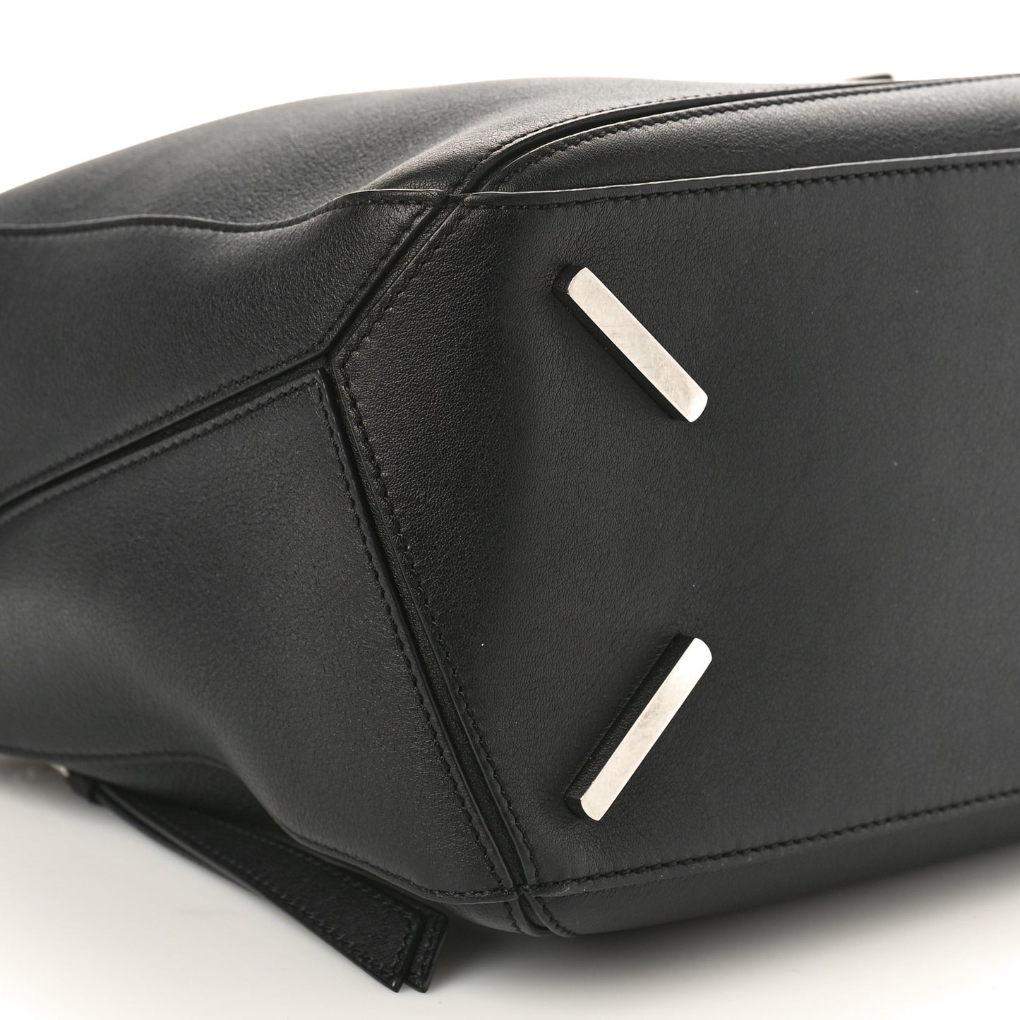 Calfskin Medium Puzzle Bag Black