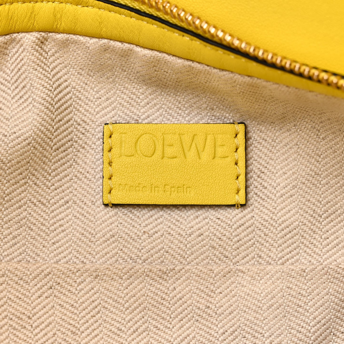 Calfskin Puzzle Hobo Lemon