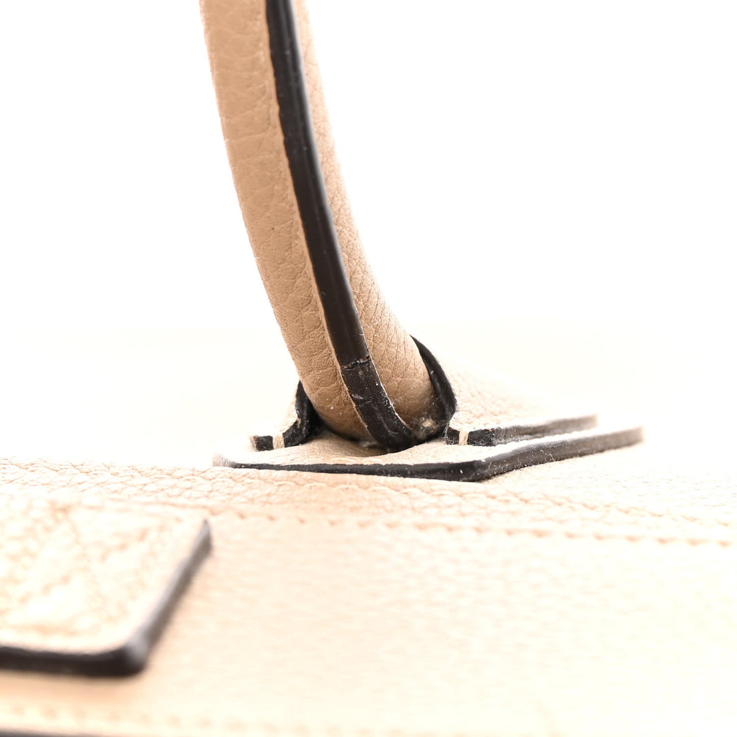 Drummed Calfskin Micro Luggage Dune
