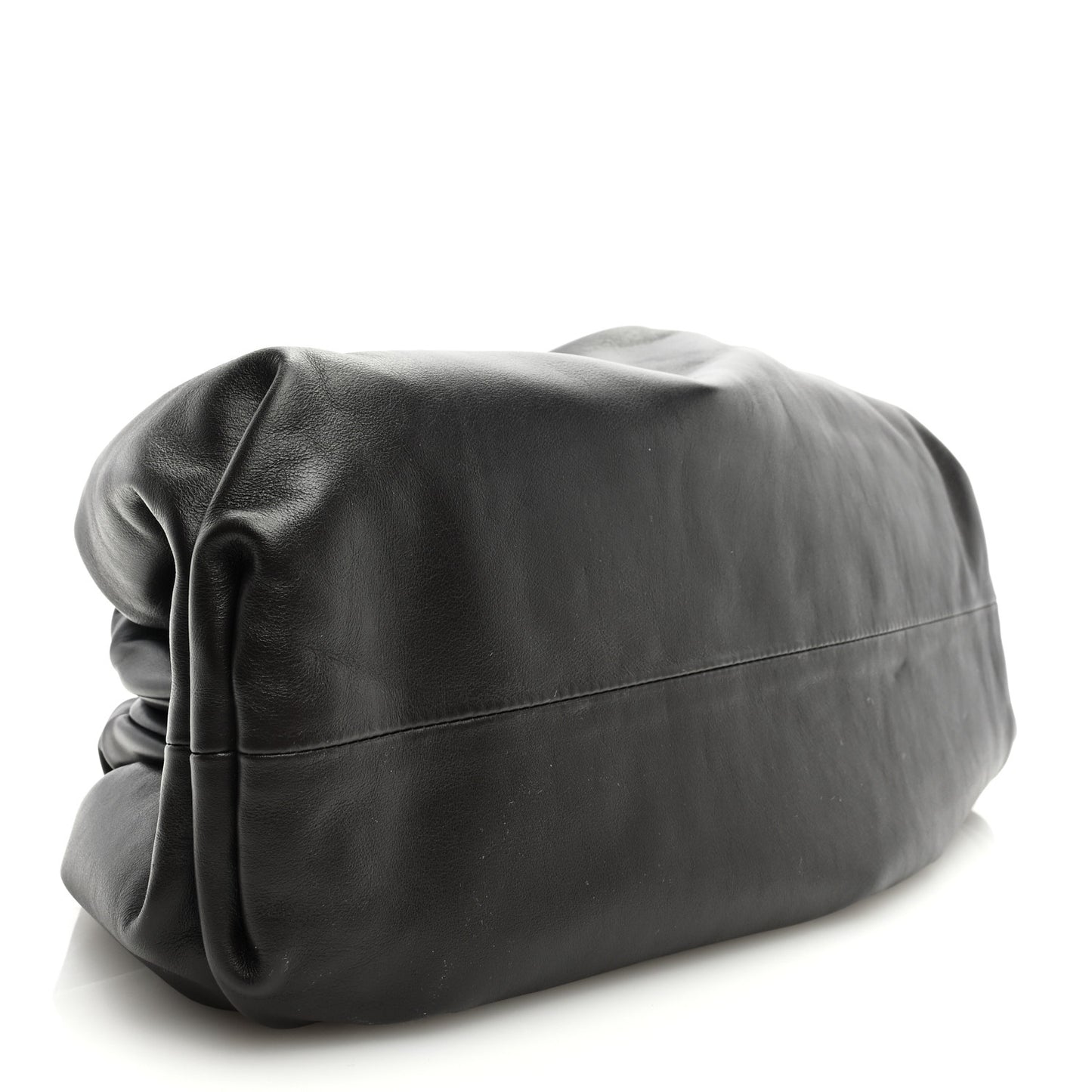 Smooth Butter Calf The Pouch Oversized Clutch Fondente