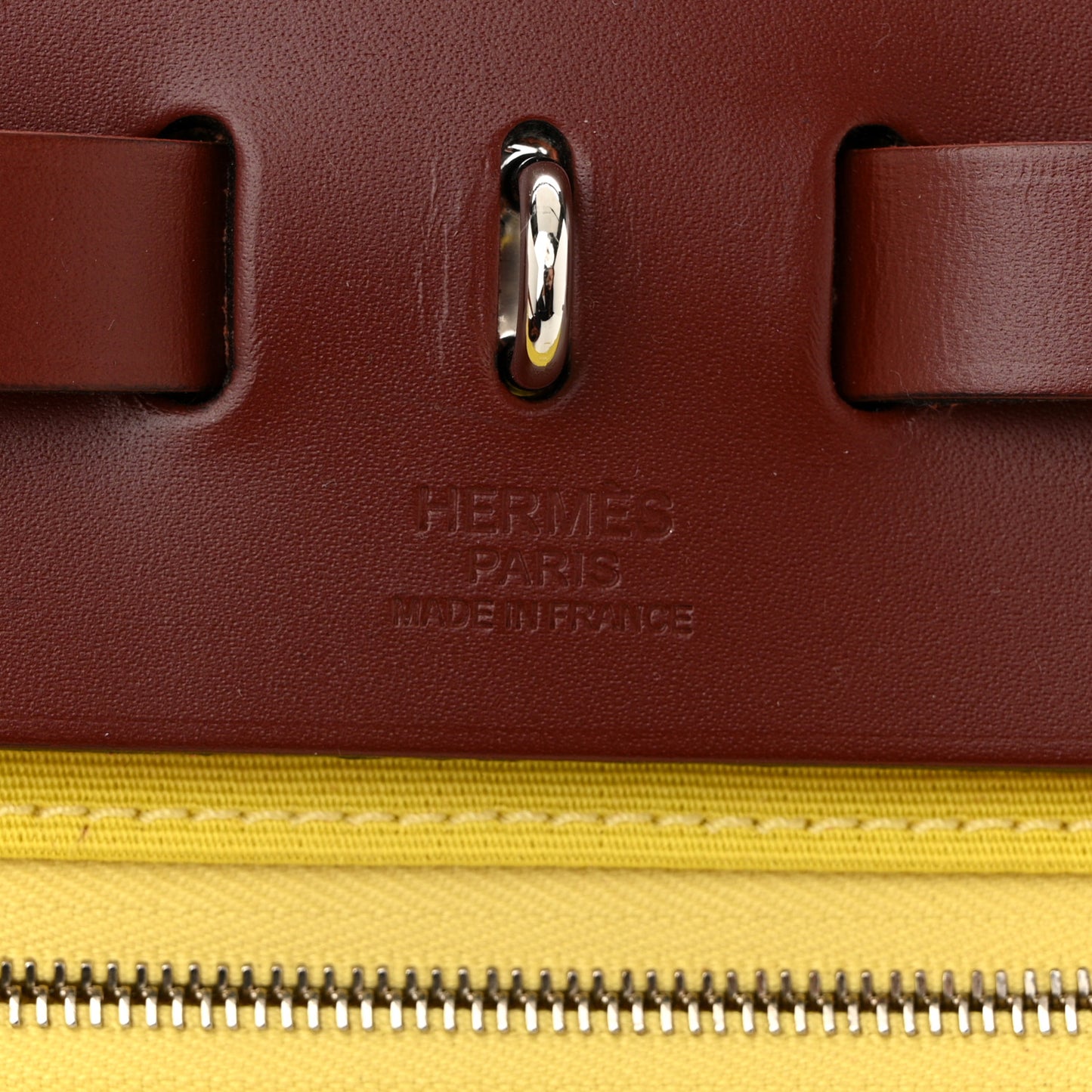 Vache Hunter Toile Herbag Zip 31 PM Lime Rouge H