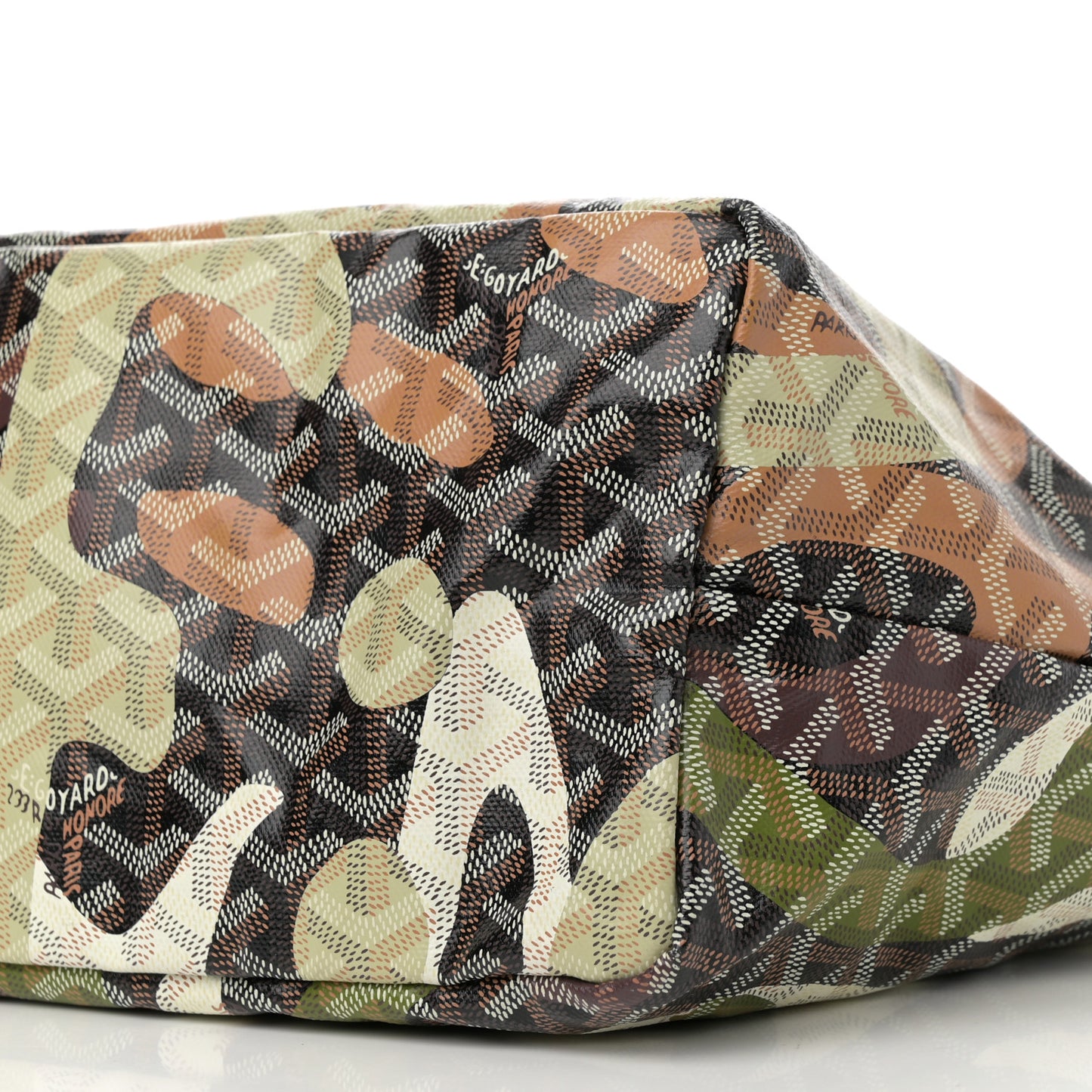 Goyardine Saint Louis Lettres Camouflage PM Black Green