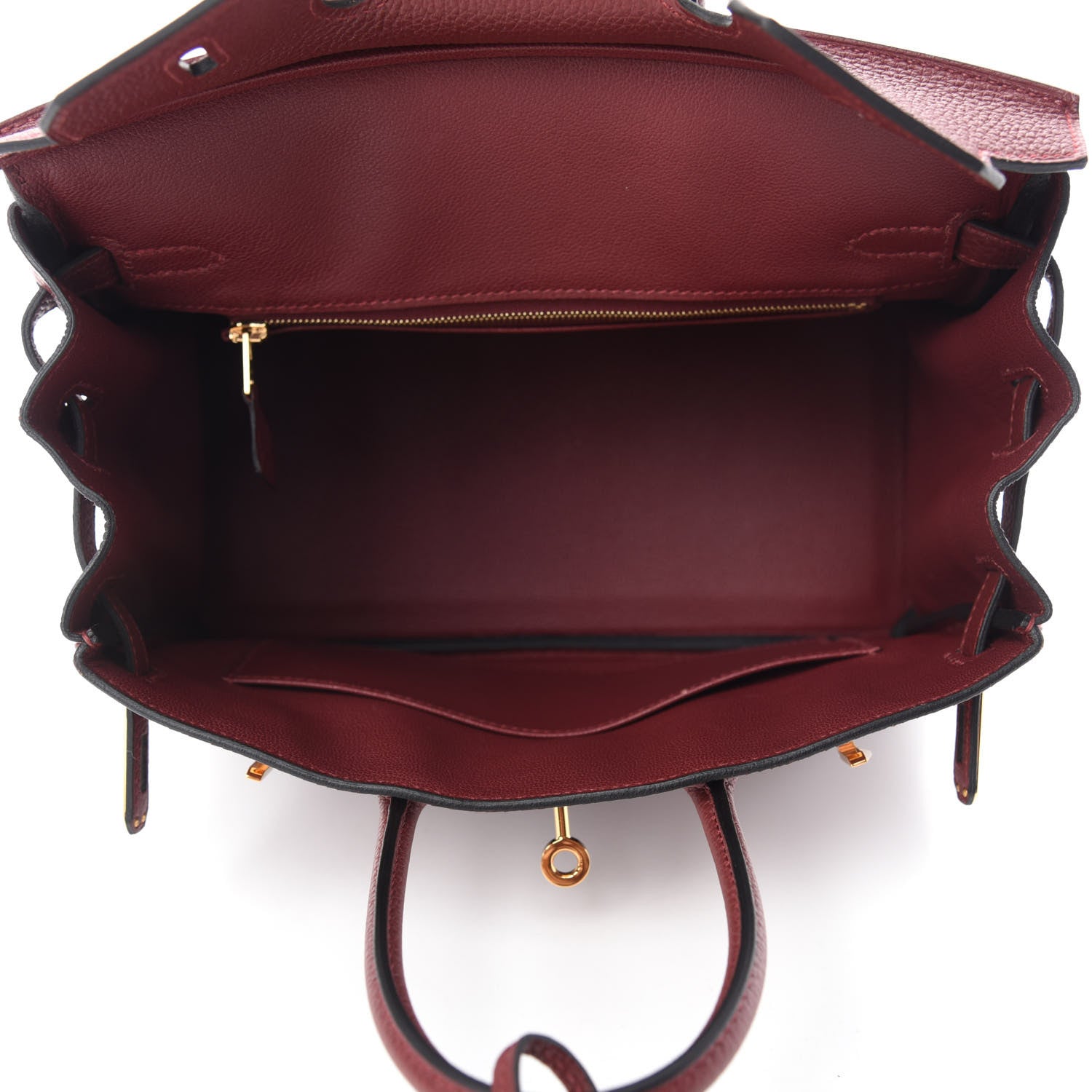Hermes Togo Birkin 25 Rouge H 5 of 14
