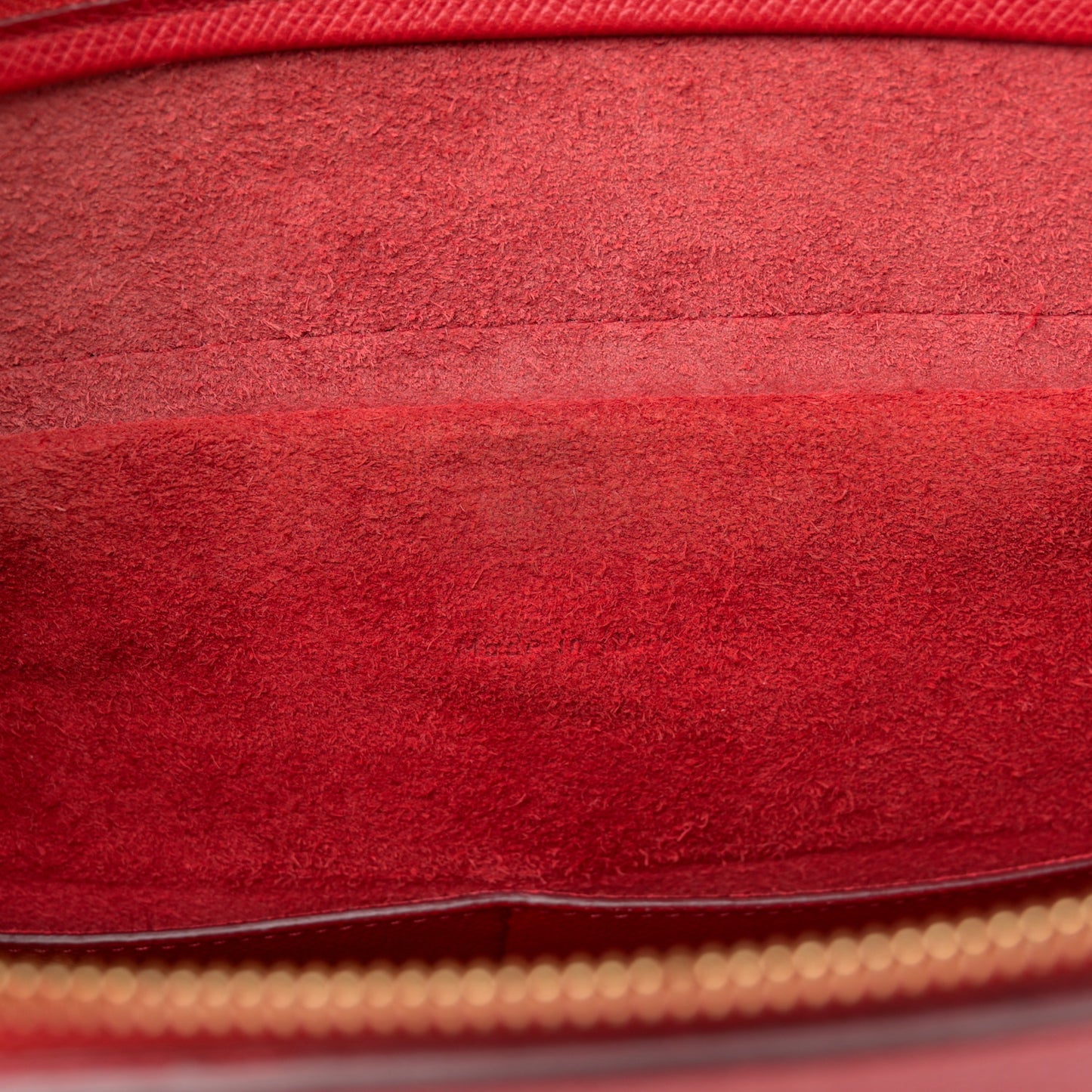 Grained Calfskin Mini Belt Bag Coquelicot