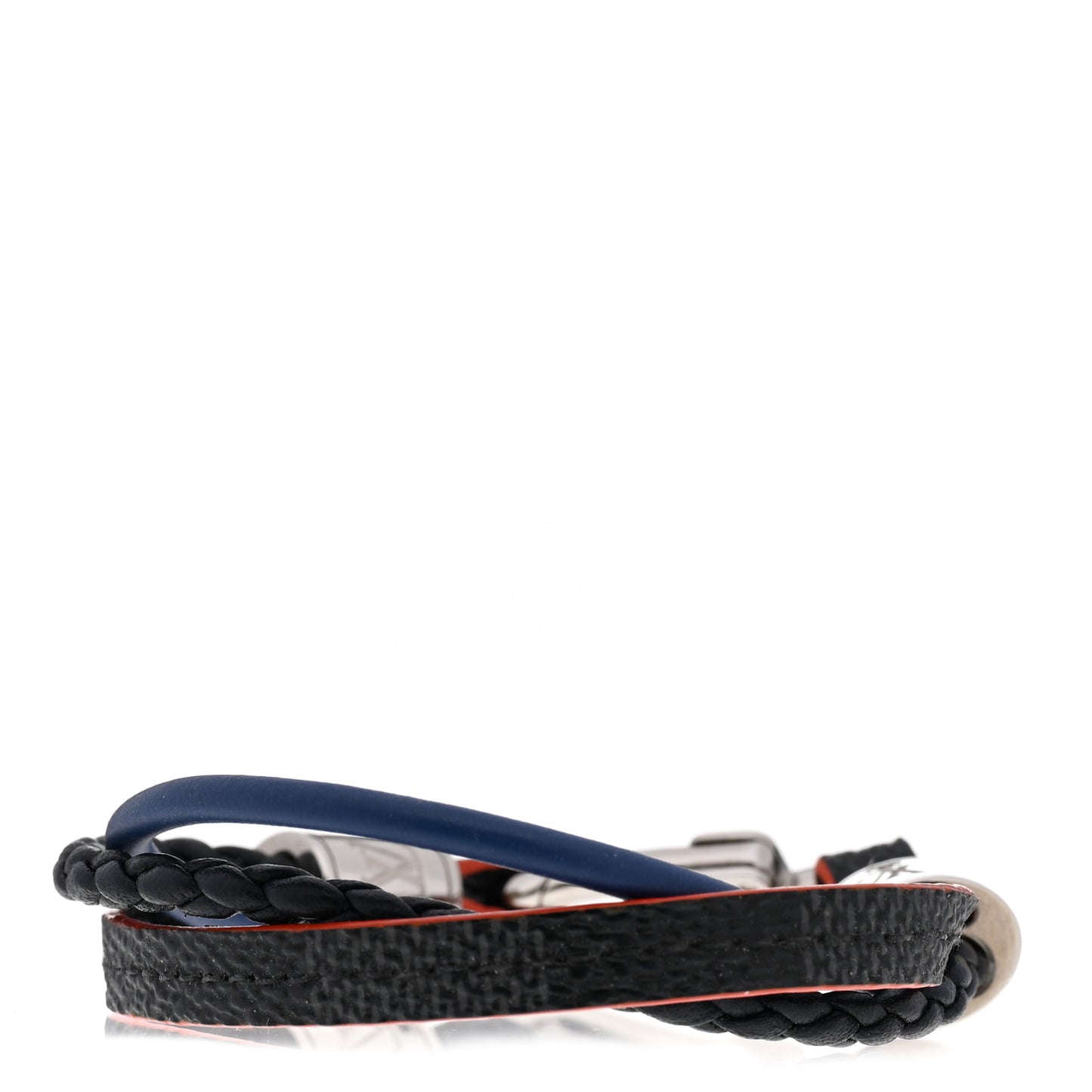Damier Graphite LV Treble Bracelet 19 Navy