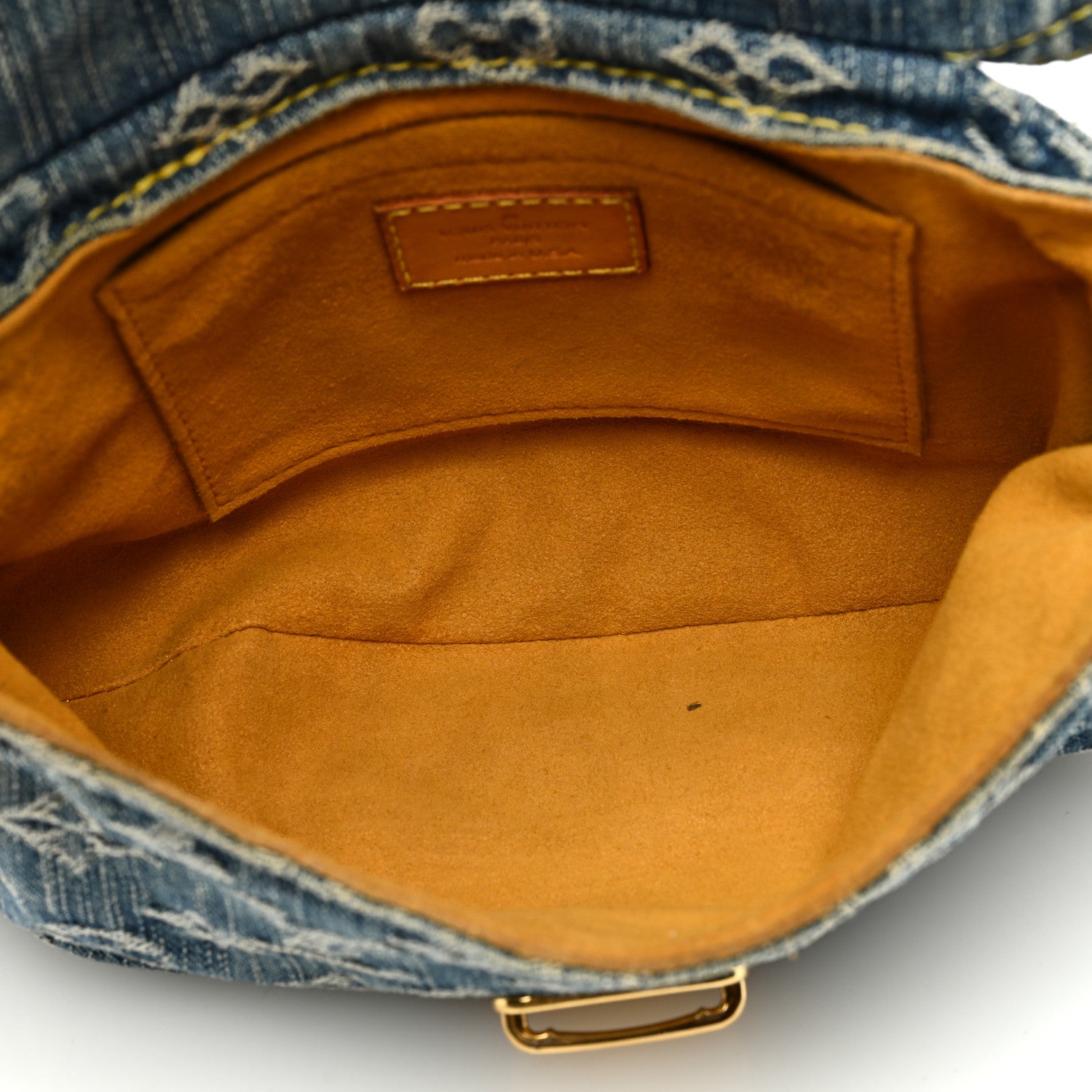 Louis Vuitton Monogram Denim Mini Pleaty Blue 5 of 17