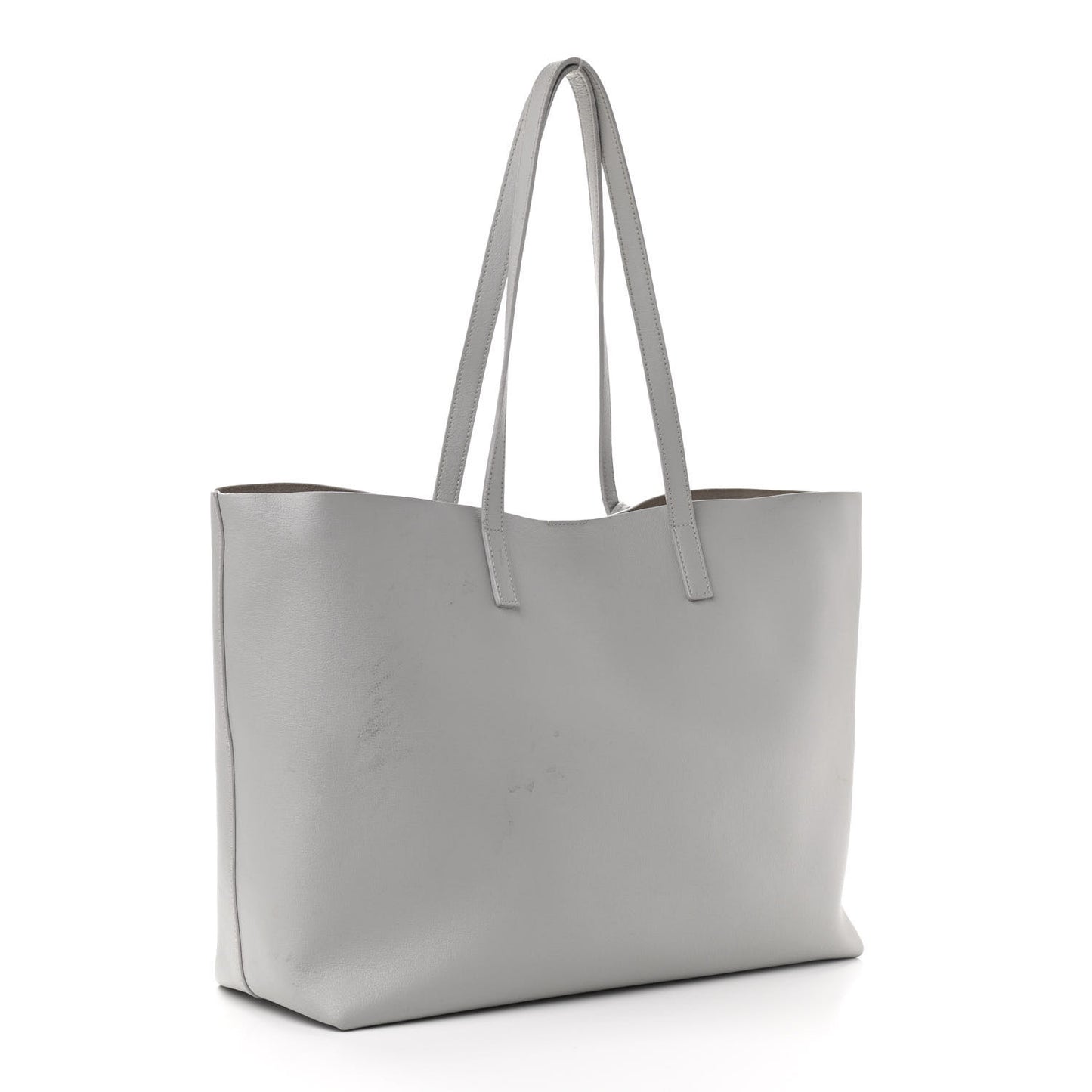 Calfskin Large Shopping Tote Granite
