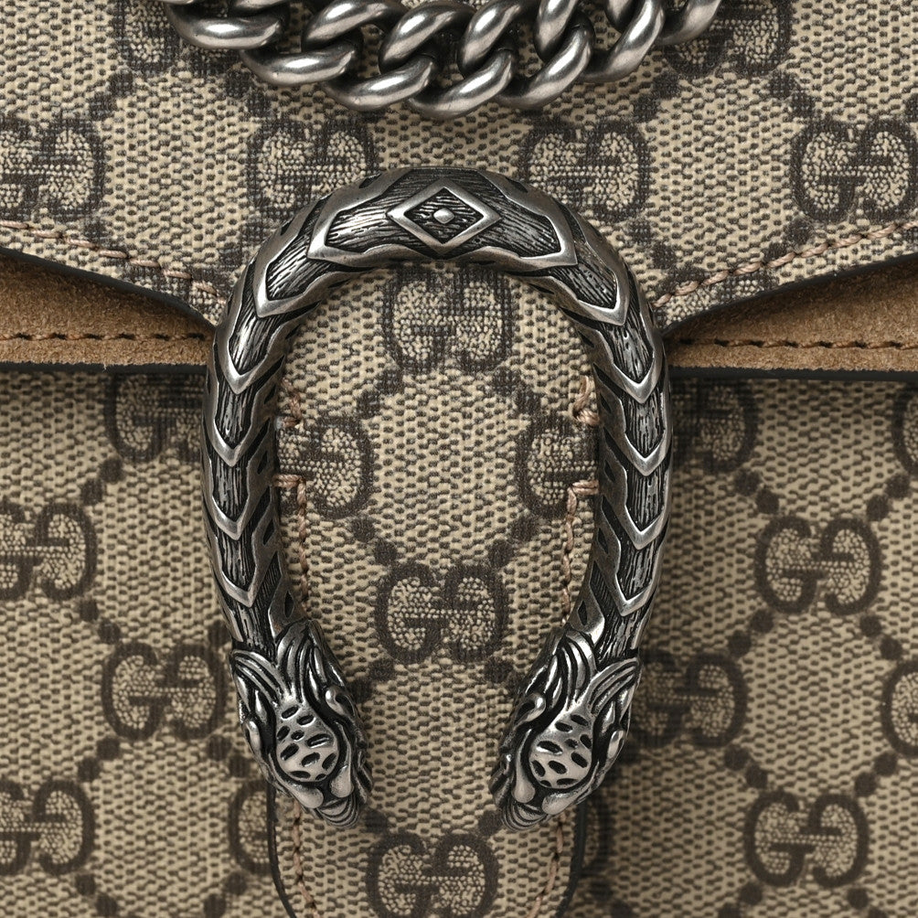 GG Supreme Monogram Mini Dionysus Shoulder Bag Taupe