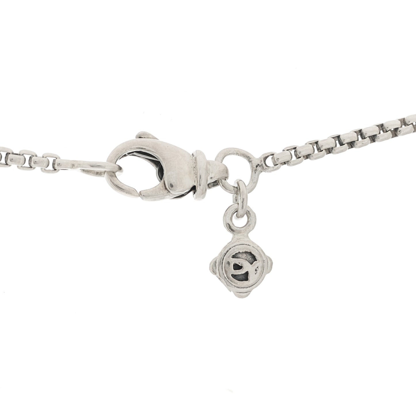 Sterling Silver Diamond Black Onyx Capri Pendant Necklace