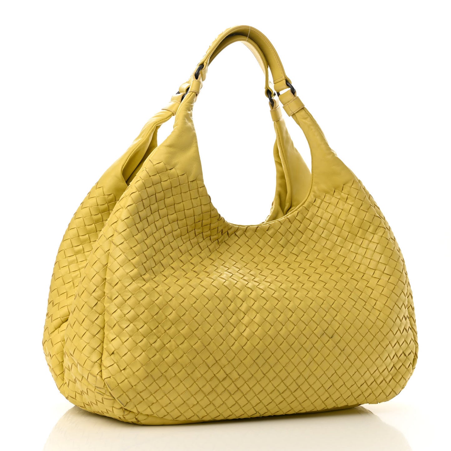 Nappa Intrecciato Large Campana Buttercup