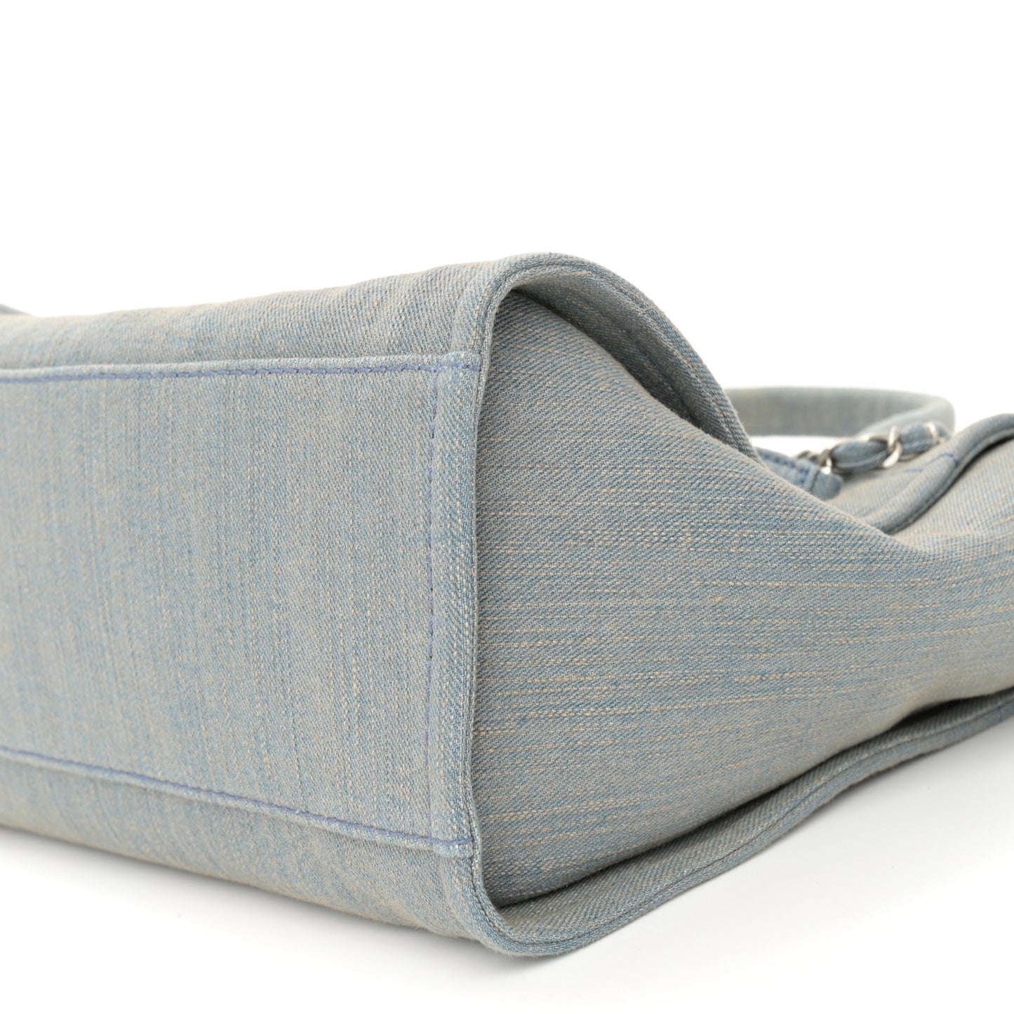 Denim Small Deauville Tote Light Blue