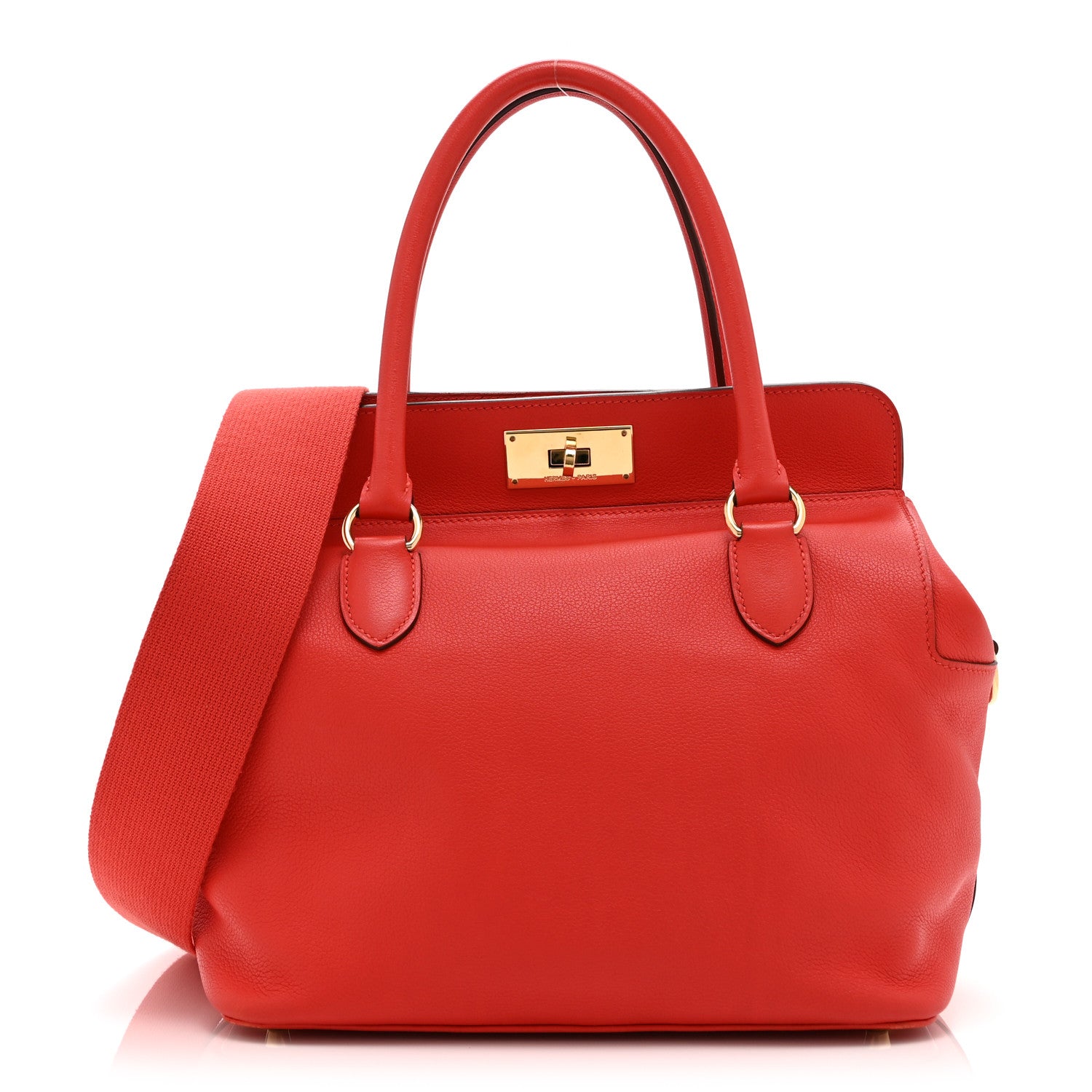 Hermes Evercolor Toolbox 26 Rouge Tomate 1885863 – FASHIONPHILE