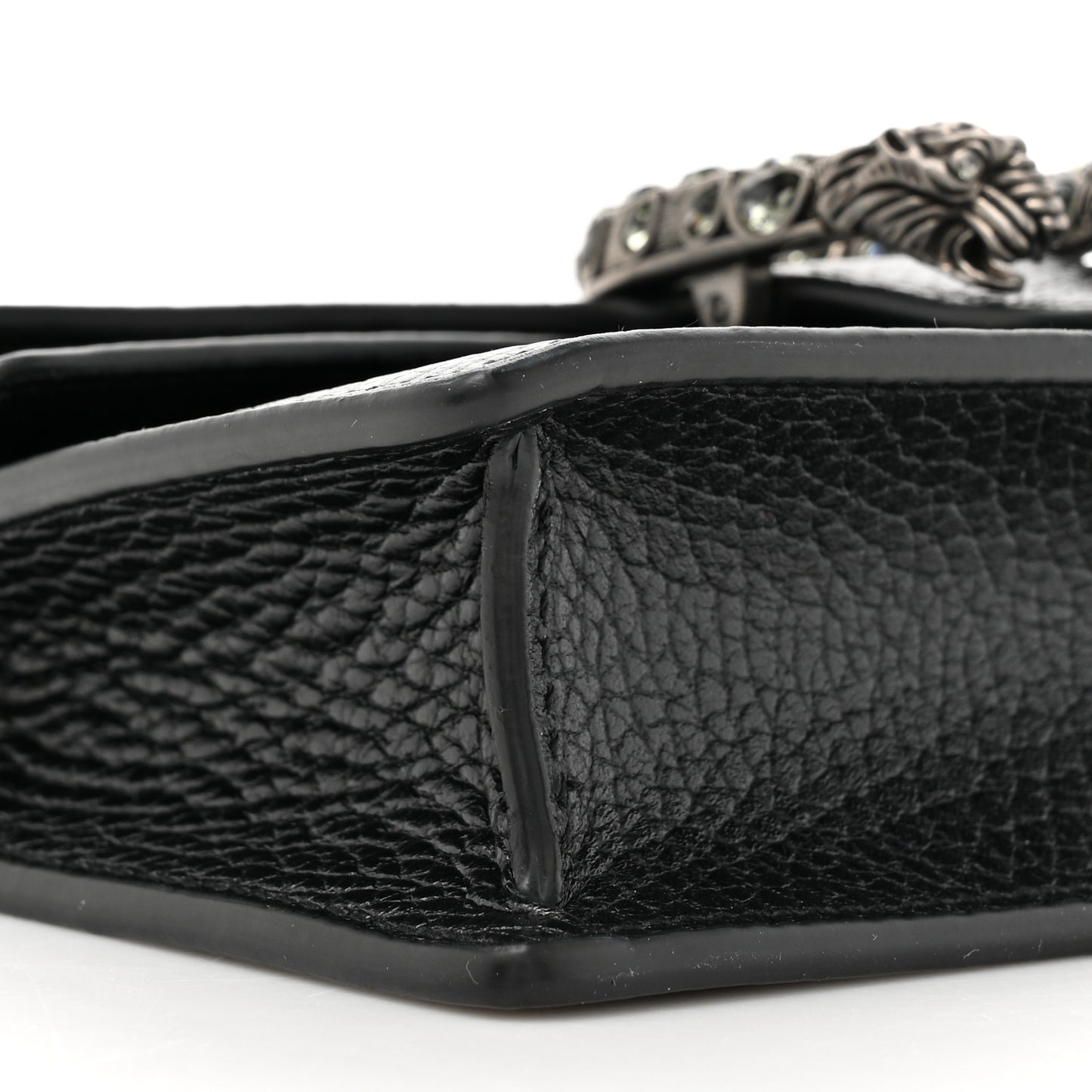 Calfskin Super Mini Dionysus Shoulder Bag Black
