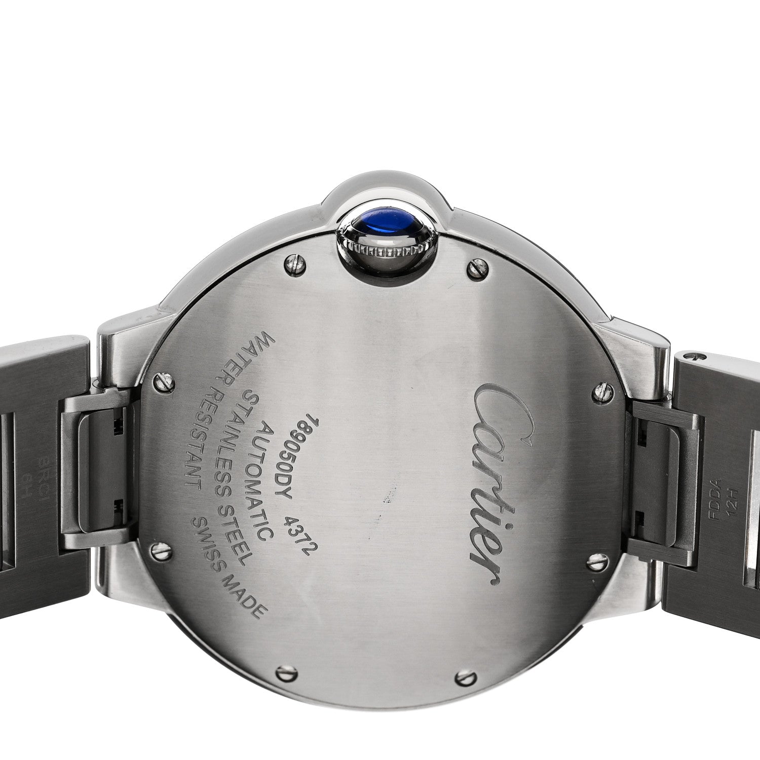 Cartier Stainless Steel Diamond 36mm Ballon Bleu De Cartier Automatic Watch 4 of 5