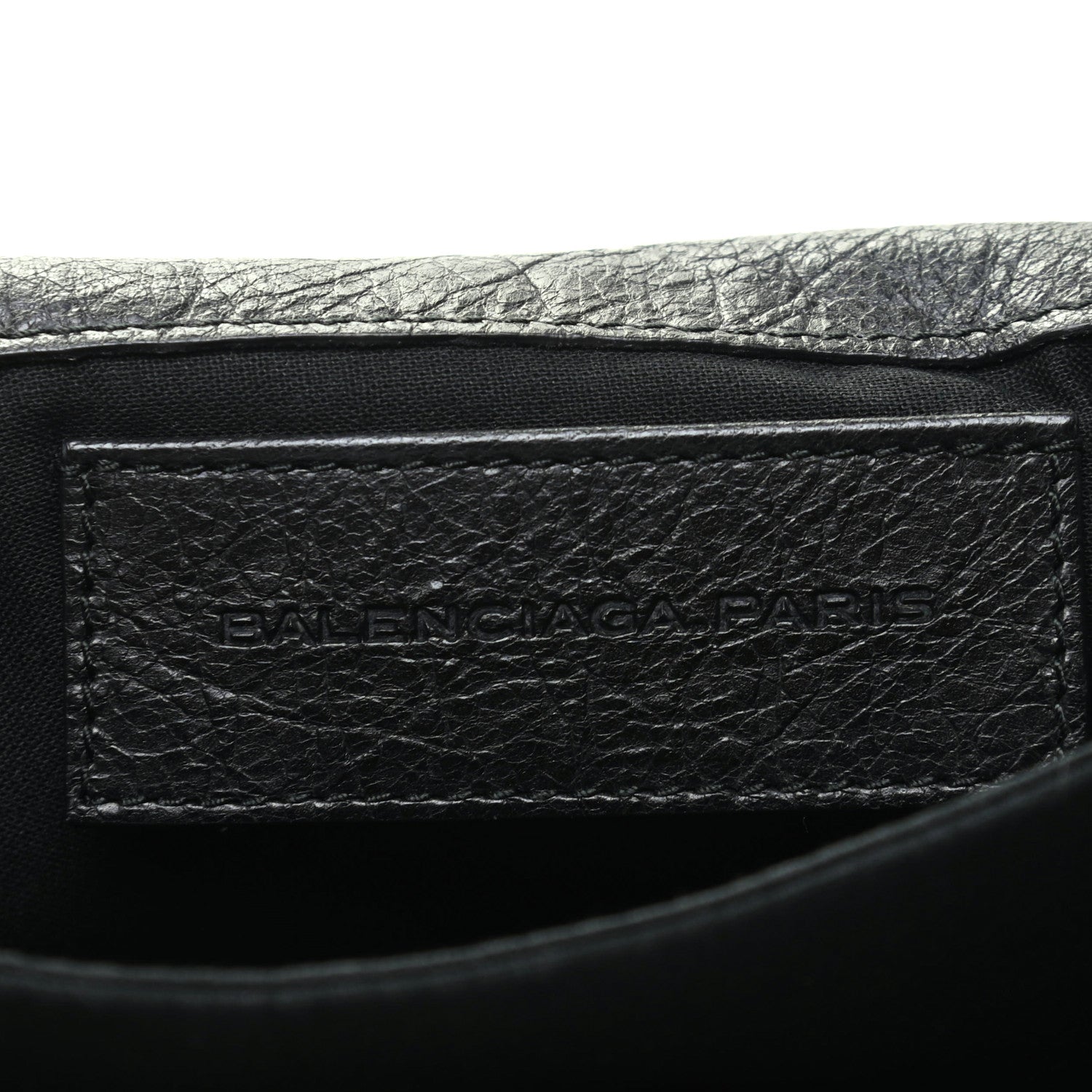 Balenciaga Agneau Giant 21 Gold Hardware Envelope Clutch Black 6 of 7