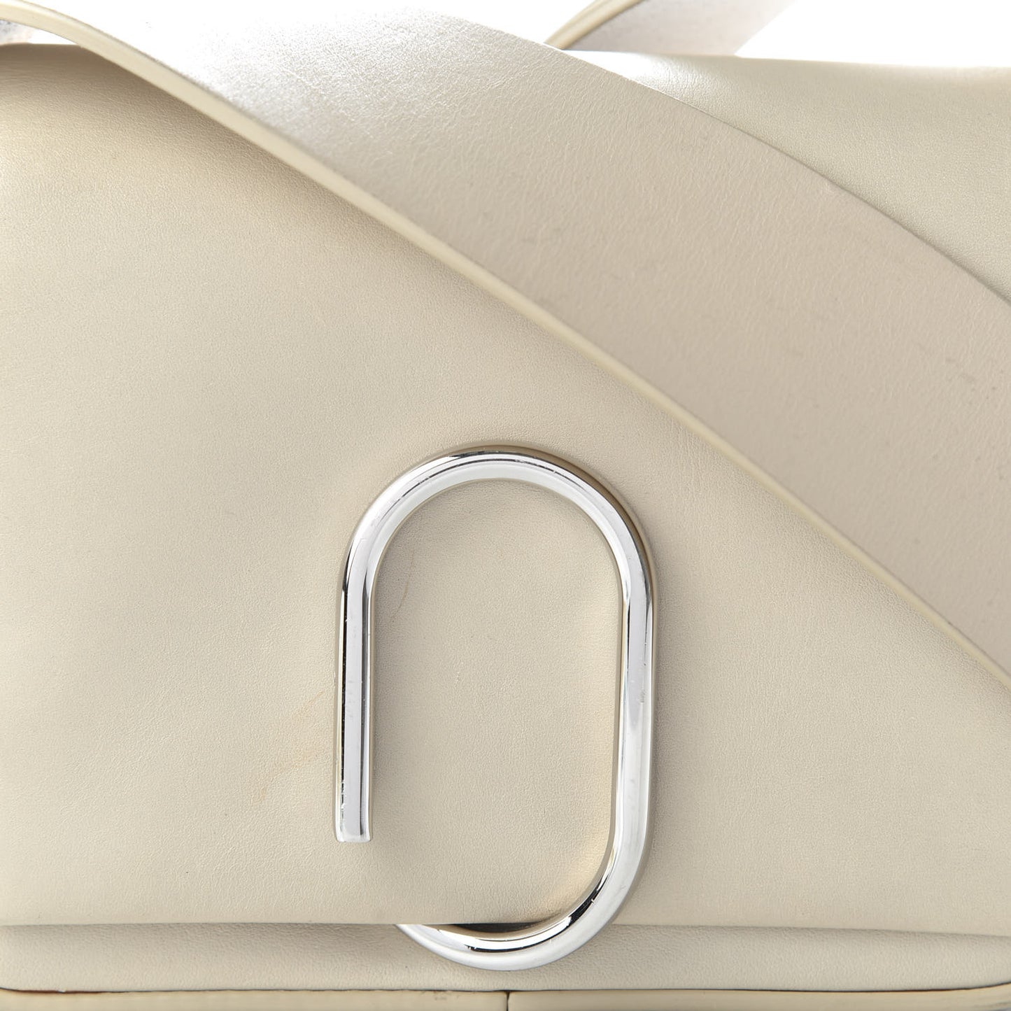 Calfskin Mini Alix Crossbody Bag Off White