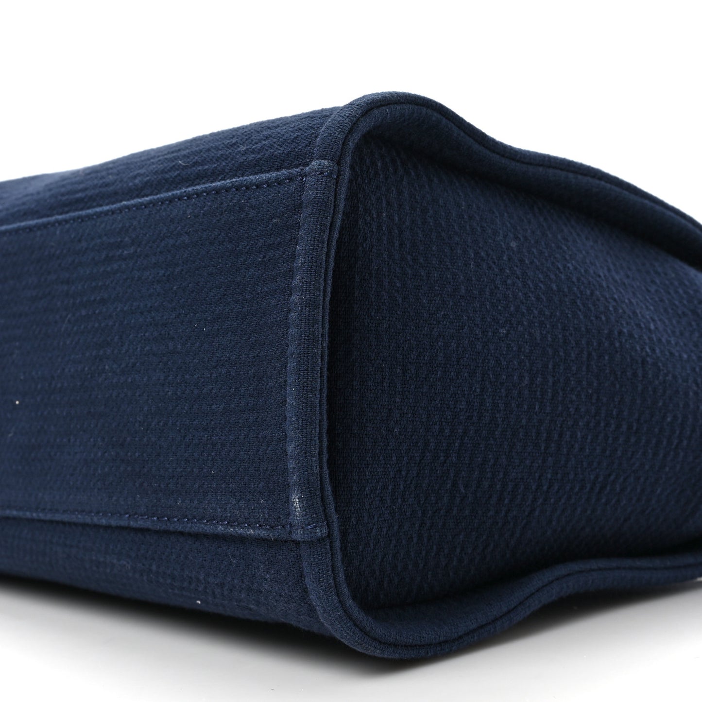 Mixed Fibers Small Deauville Tote Navy Blue