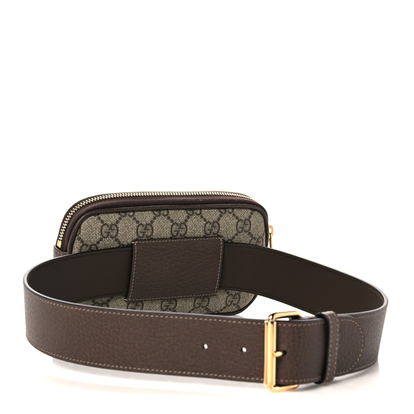 GG Supreme Monogram Ophidia Belted iPhone Case 75 30 Dark Brown