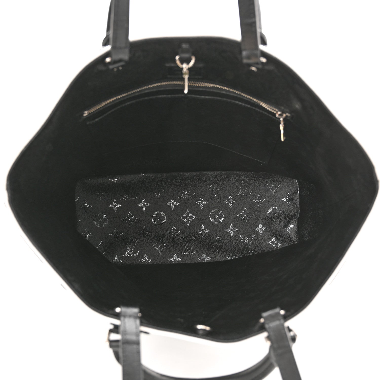 Louis Vuitton X UF Tufted Monogram Tufted Cabas White Black 5 of 10