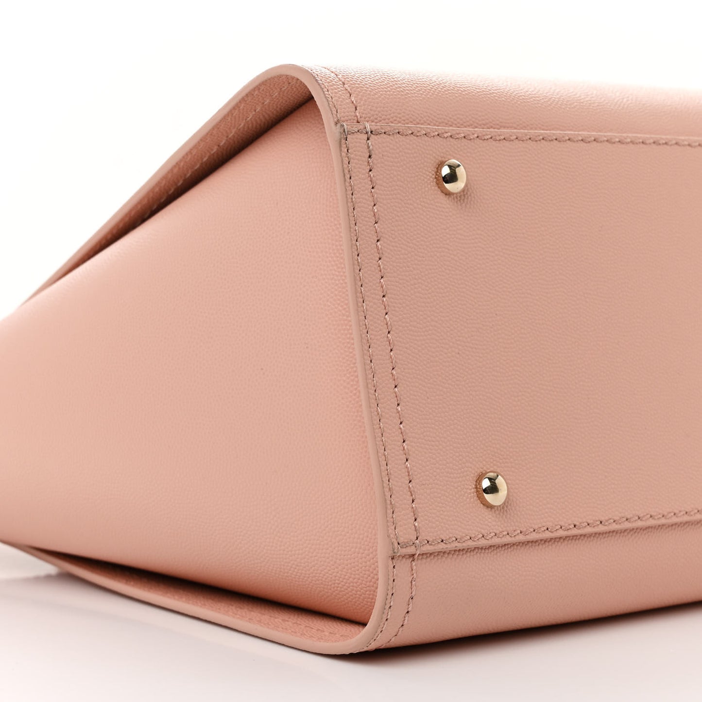 Caviar Small Studded Deauville Tote Light Pink