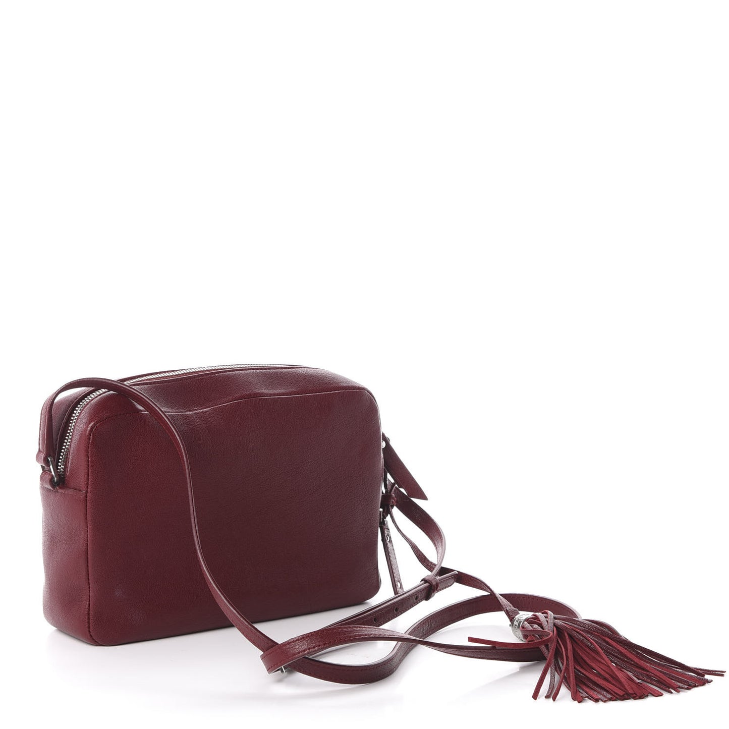 Calfskin Monogram Small Lou Camera Bag Lipstick Red