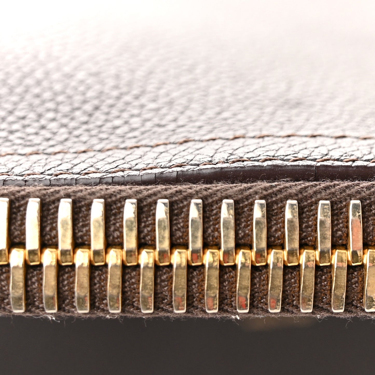 Grained Calfskin Medium Jennifer Crossbody Bag Brown