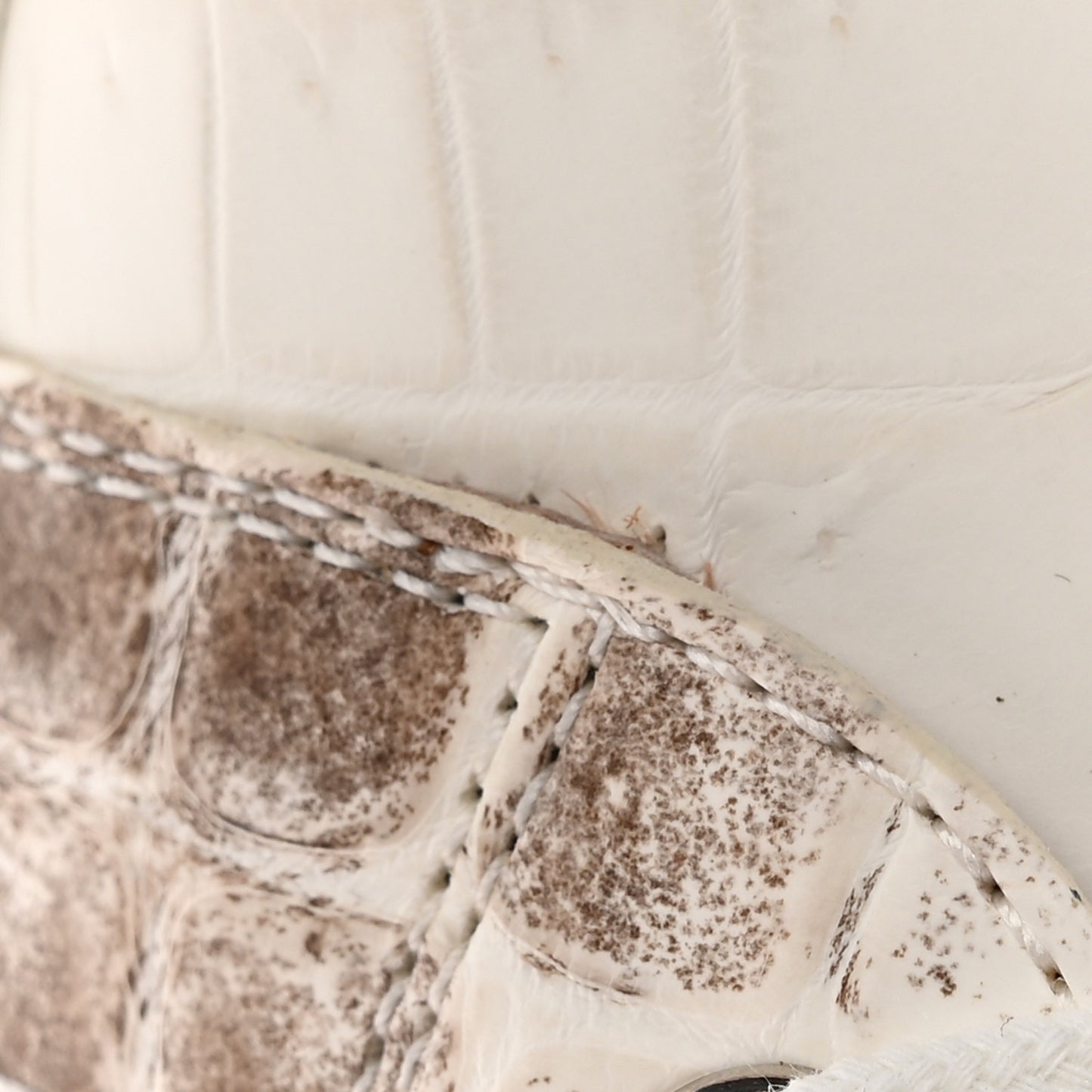 Matte Niloticus Crocodile Himalaya Day Sneaker 37.5 Blanc