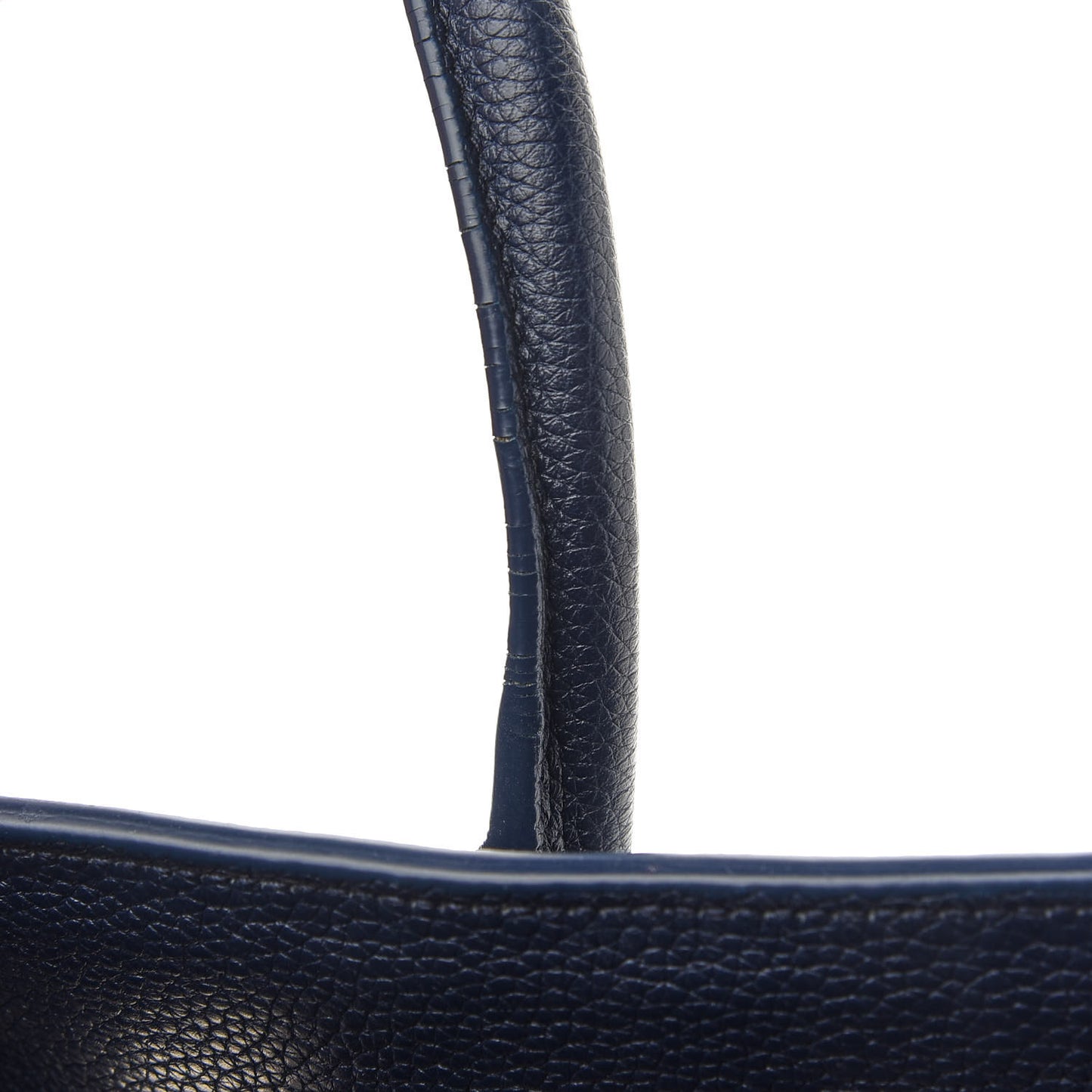 Grained Calfskin Small Supple Sac De Jour Navy