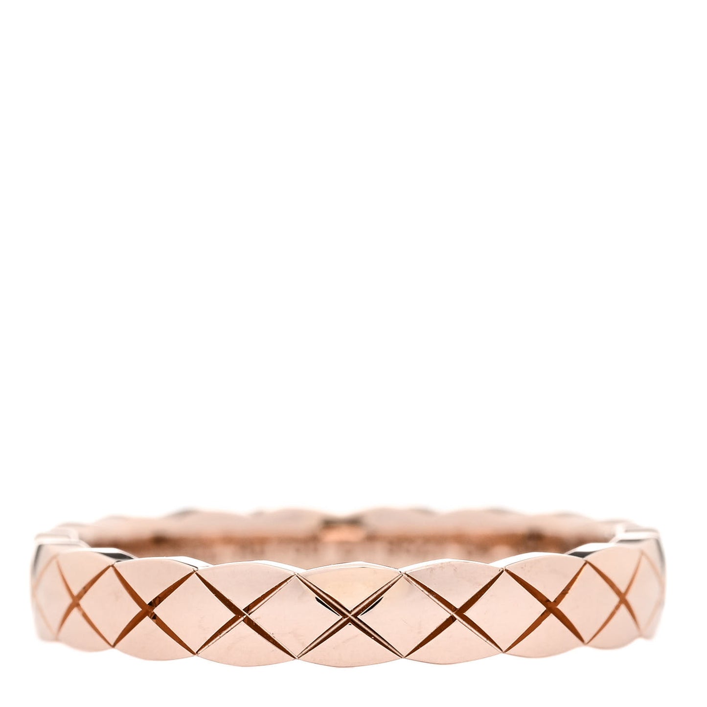 18K Beige Gold Mini Coco Crush Ring 54 6.75