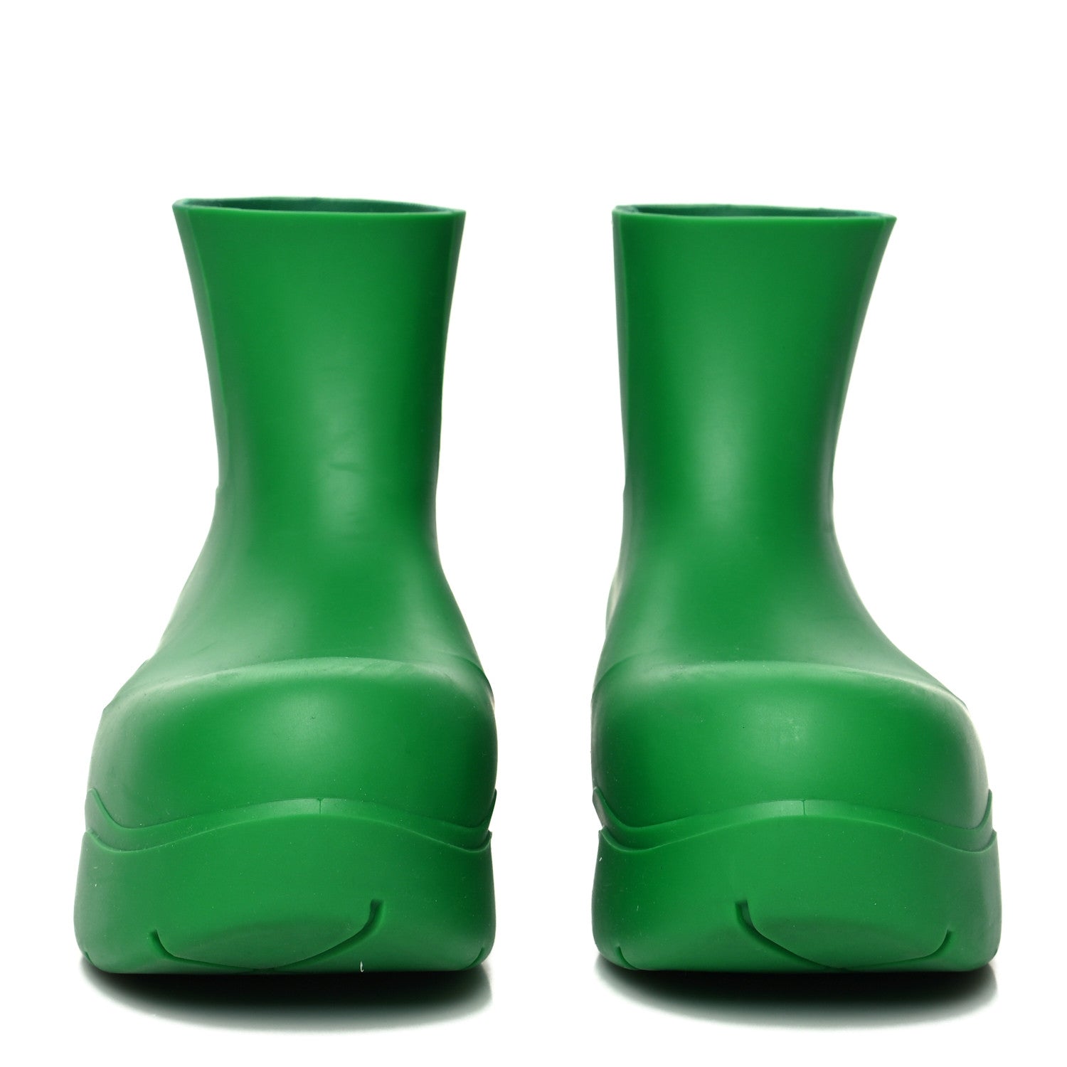 Bottega Veneta Rubber Puddle Ankle Boots 46 Grass 2 of 7