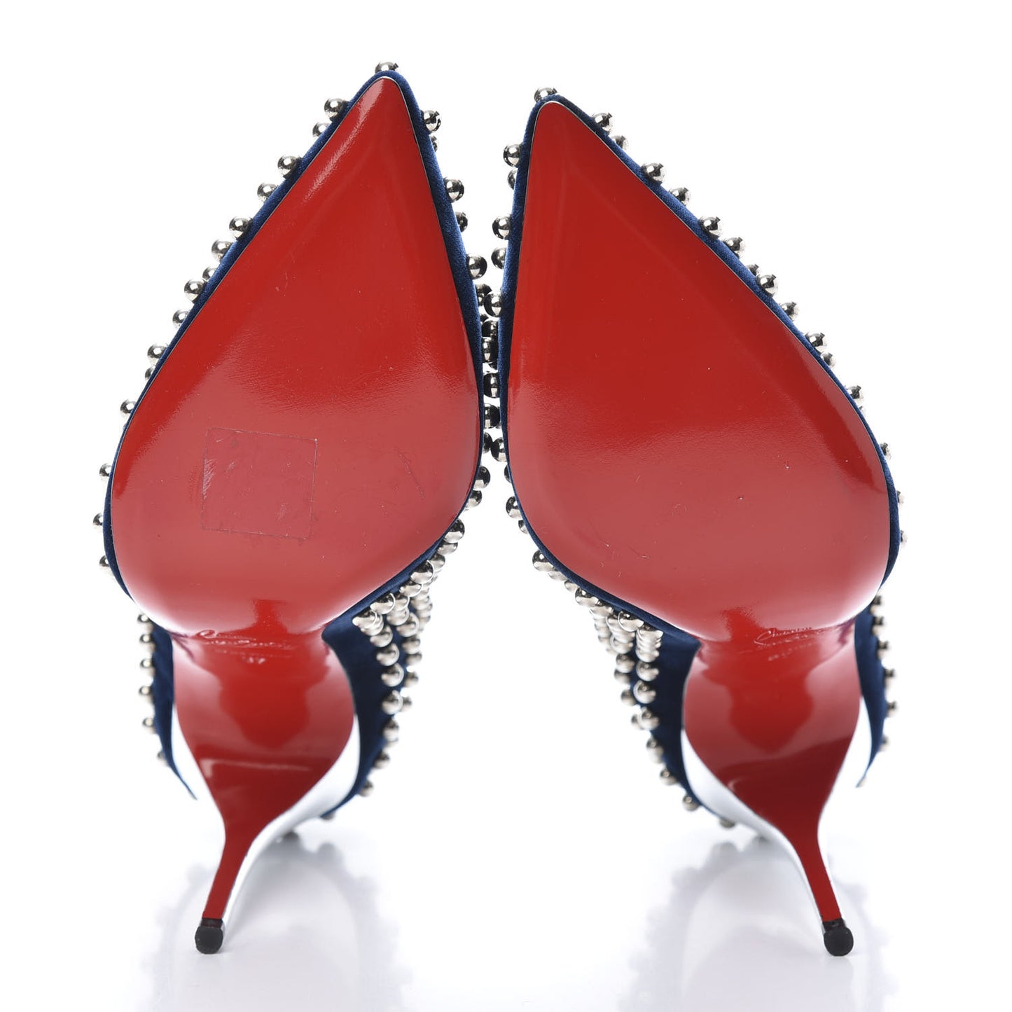 Velvet Specchio Billy Spikes Pumps 37 Silver Eclipse