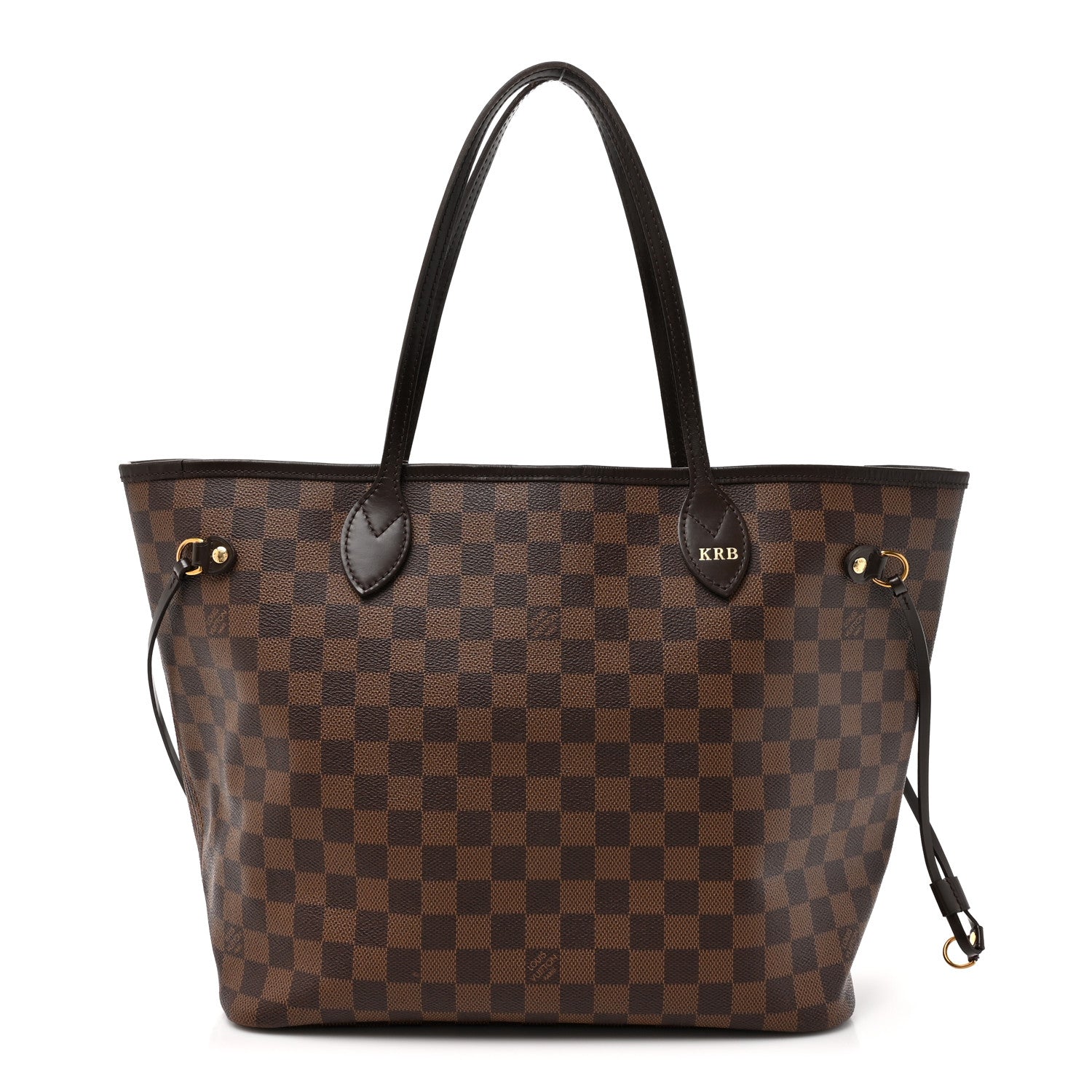Louis Vuitton Damier Ebene Neo Neverfull MM Rose Ballerine 1 of 19