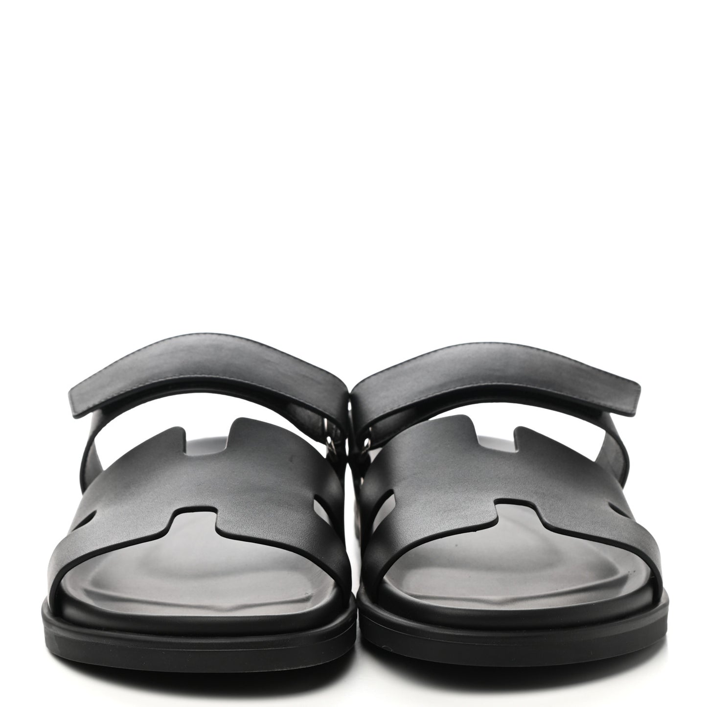 Calfskin Mens Chypre Sandals 43 Black