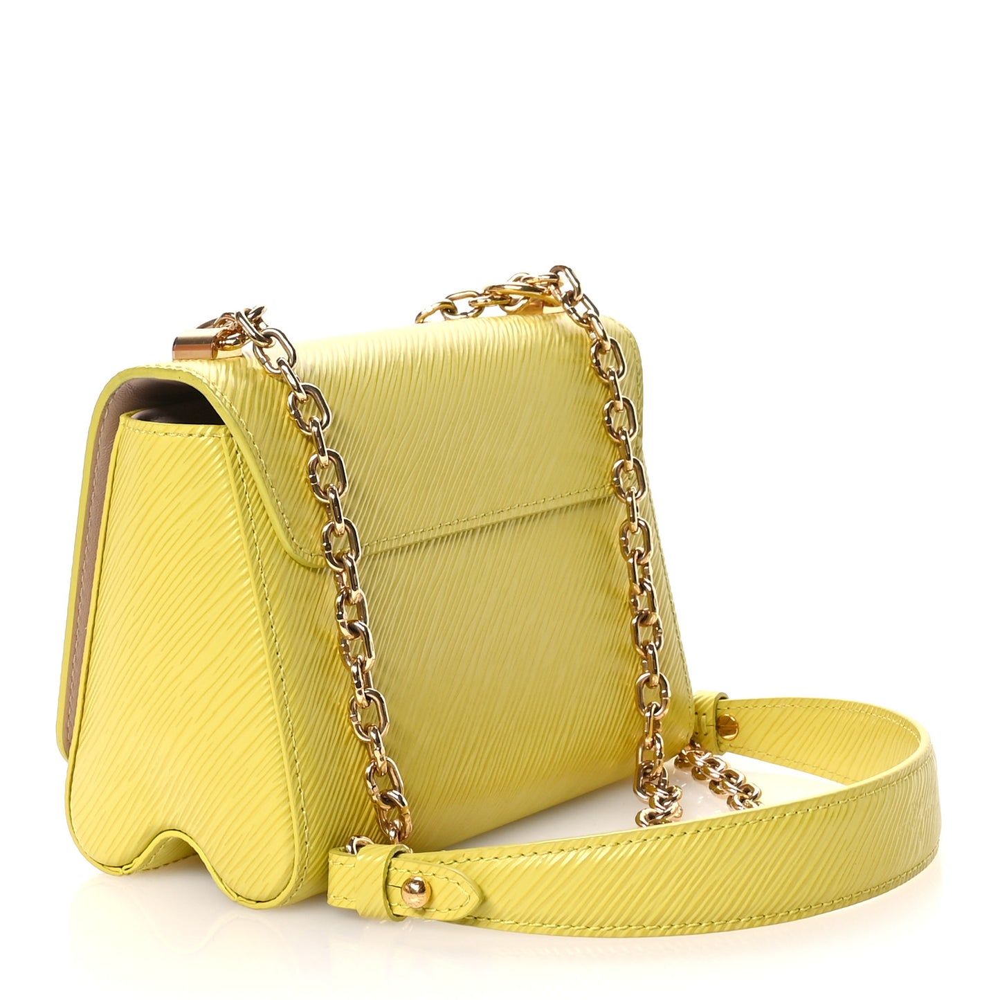 Epi Twist Shoulder Bag PM Citron Yellow