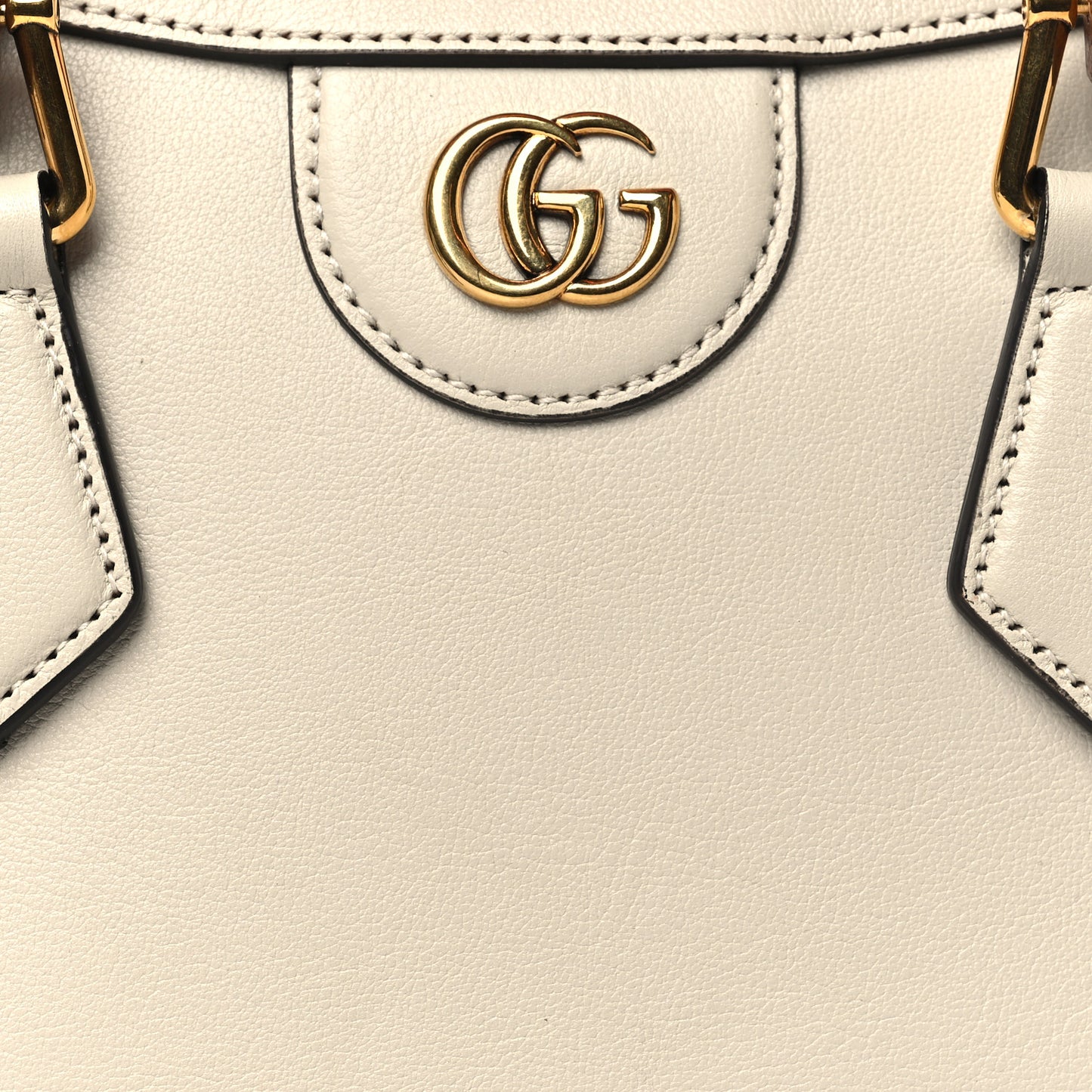 Wonka Grain Calfskin Mini Diana Tote Bag Mystic White Orange Fluo
