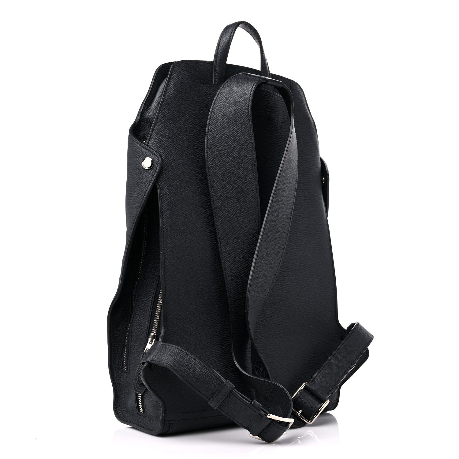 Hermes Grained Monsieur Cityback 27 Dark Navy Blue 3 of 14