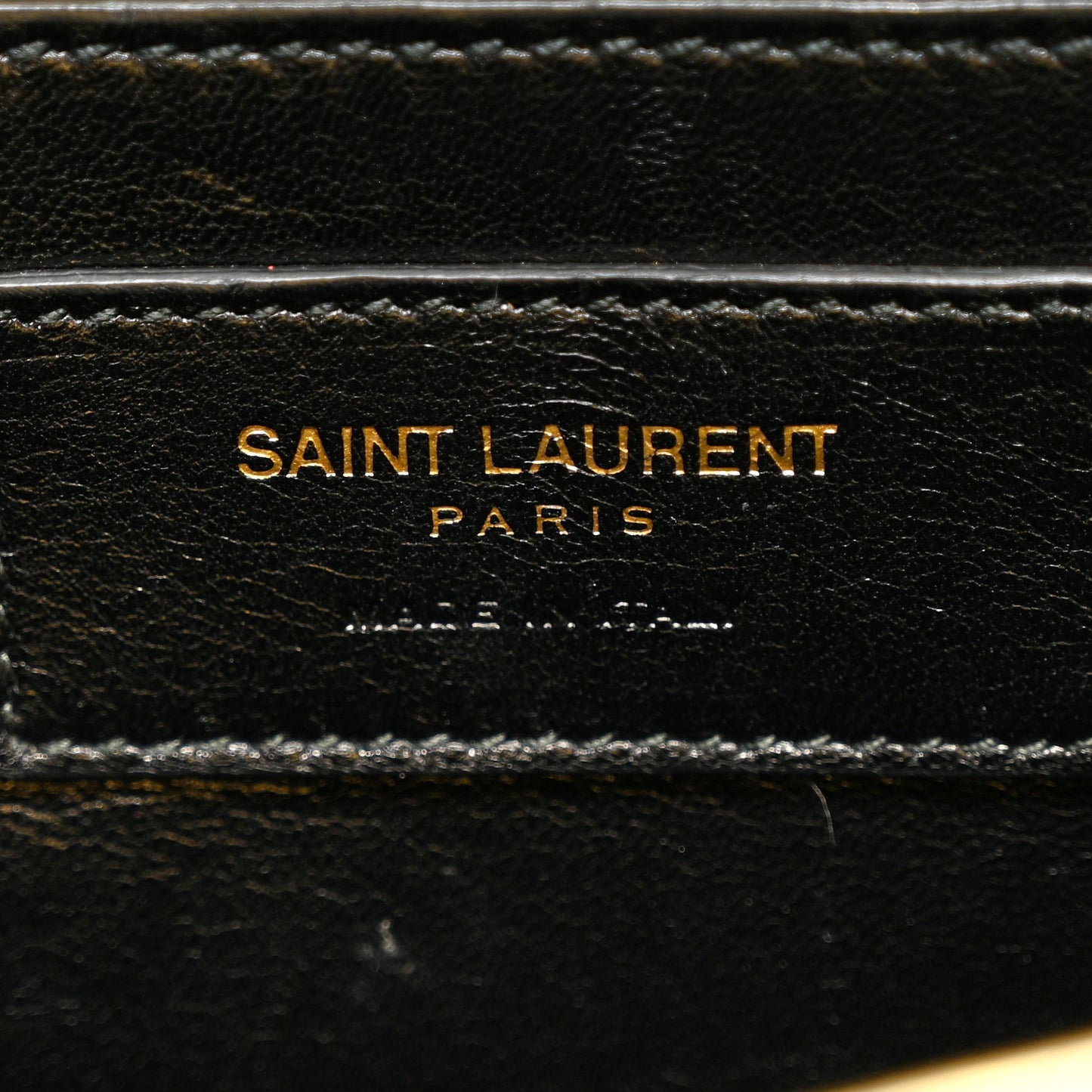 Metallic Calfskin Classic Monogram Cassandre Clutch Gold