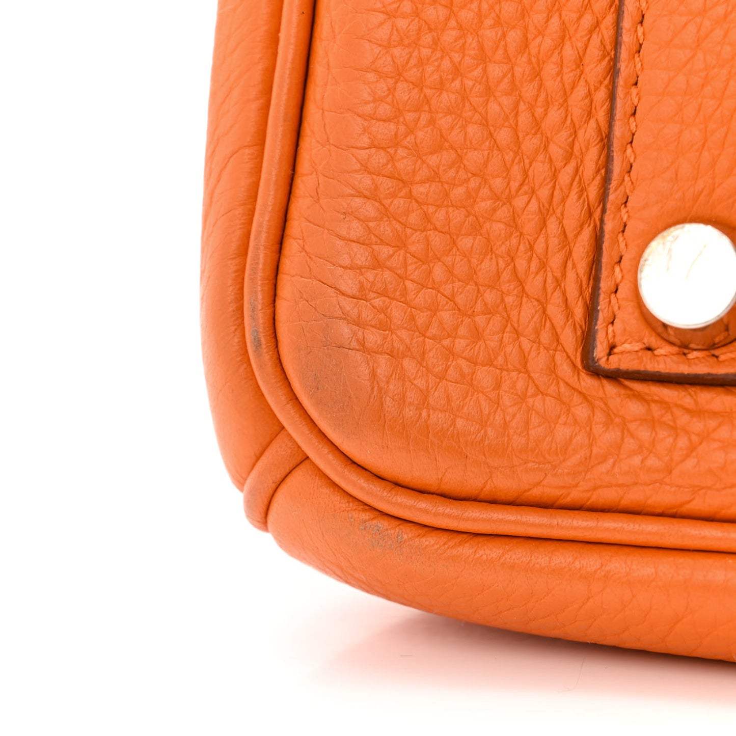 Taurillon Clemence Birkin 35 Orange