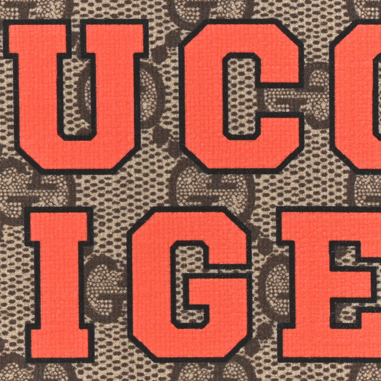 Gucci GG Supreme Monogram Textured Dollar Calfskin Web Gucci Tiger Mini Retro Interlocking G Tote Bag Beige Blue Orange New Shamarock 8 of 11
