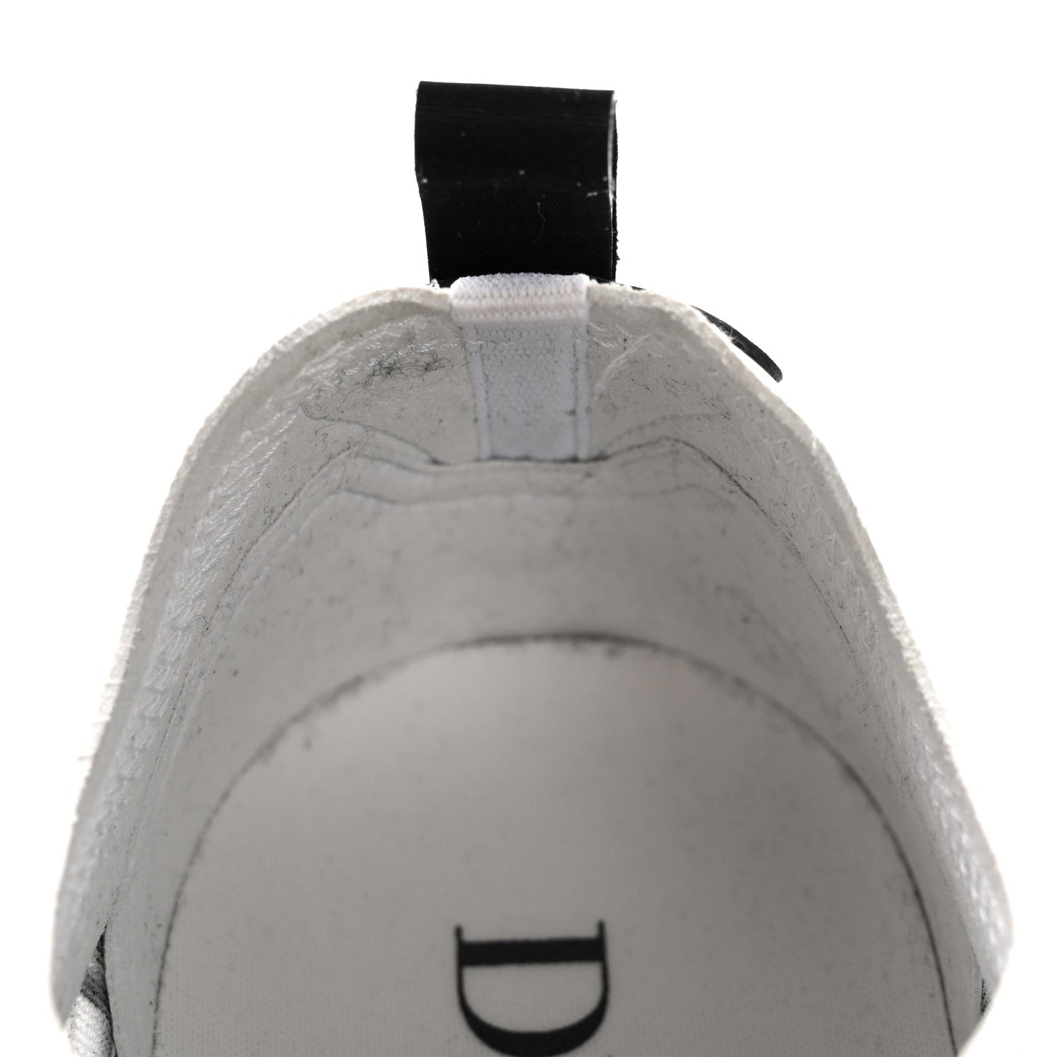 Christian Dior Smooth Calfskin Technical Mesh Oblique Womens B25 Runner Sneakers 39 Black Grey 12 of 17