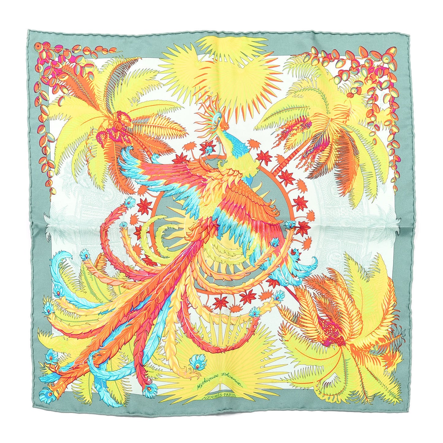 Silk Mythiques Phoenix Scarf 45