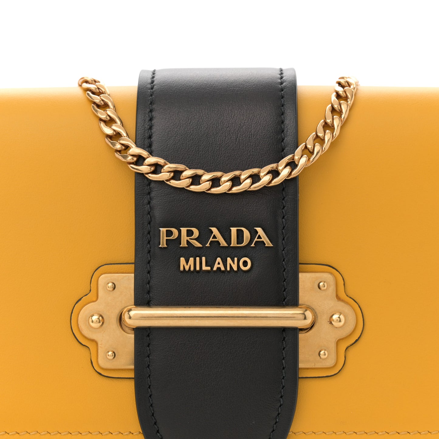 Saffiano City Calf Cahier Belt Bag Soleil Black