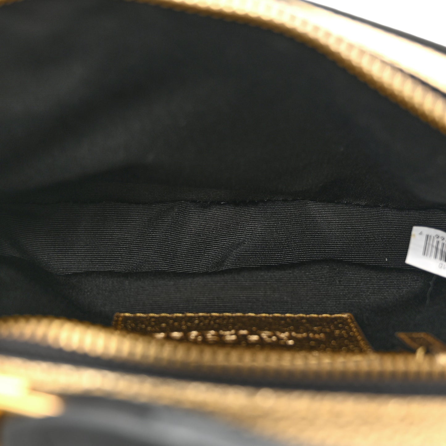 Metallic Calfskin The Box 20 Crossbody Gold