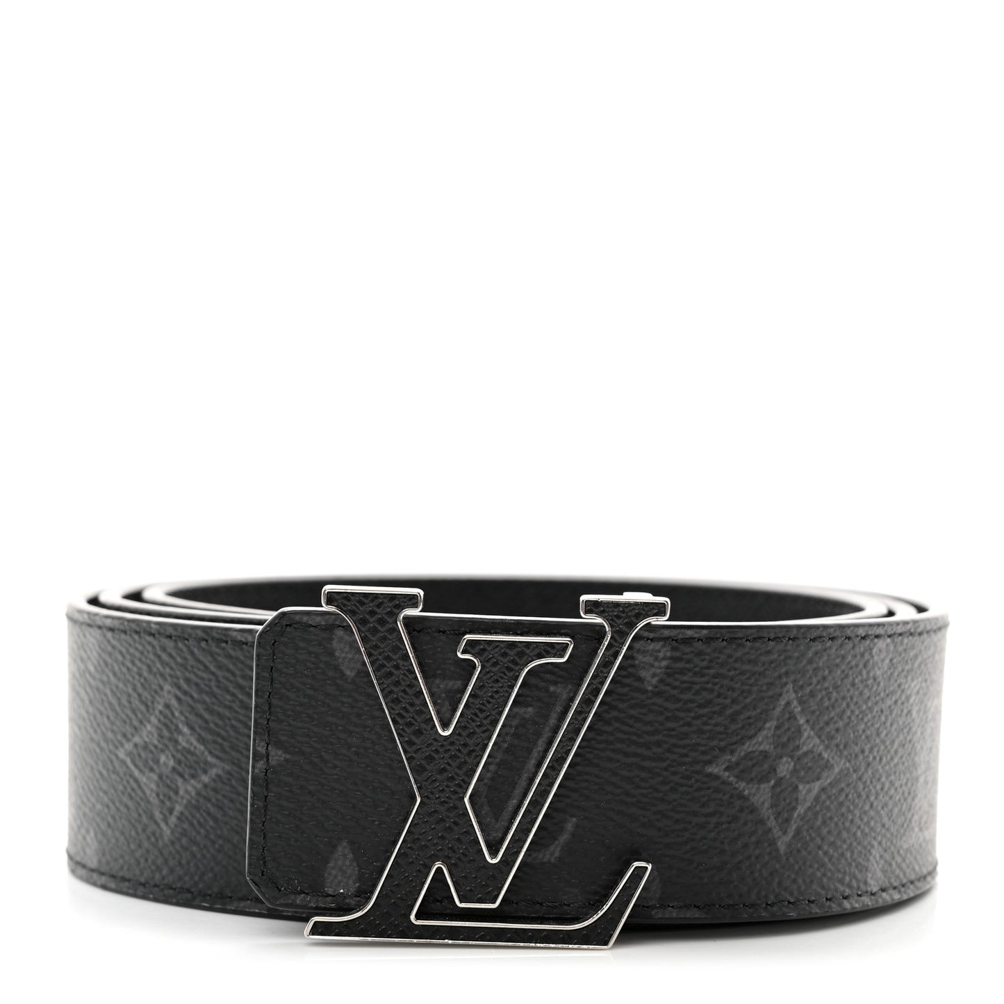 Monogram Eclipse Taigarama 40mm LV Initiales Reversible Belt 100 40 Black
