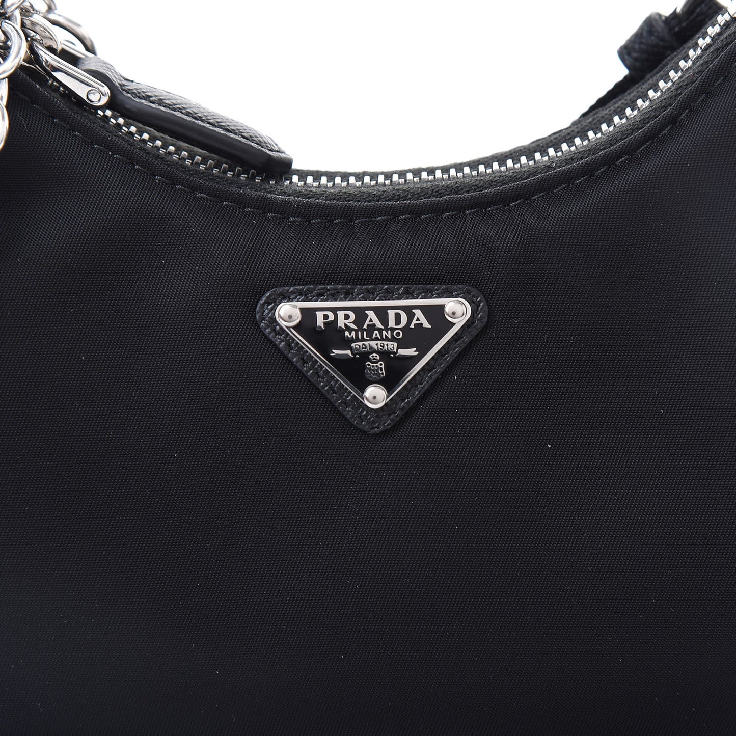 Tessuto Nylon Mini Re-Edition 2000 Shoulder Bag Black